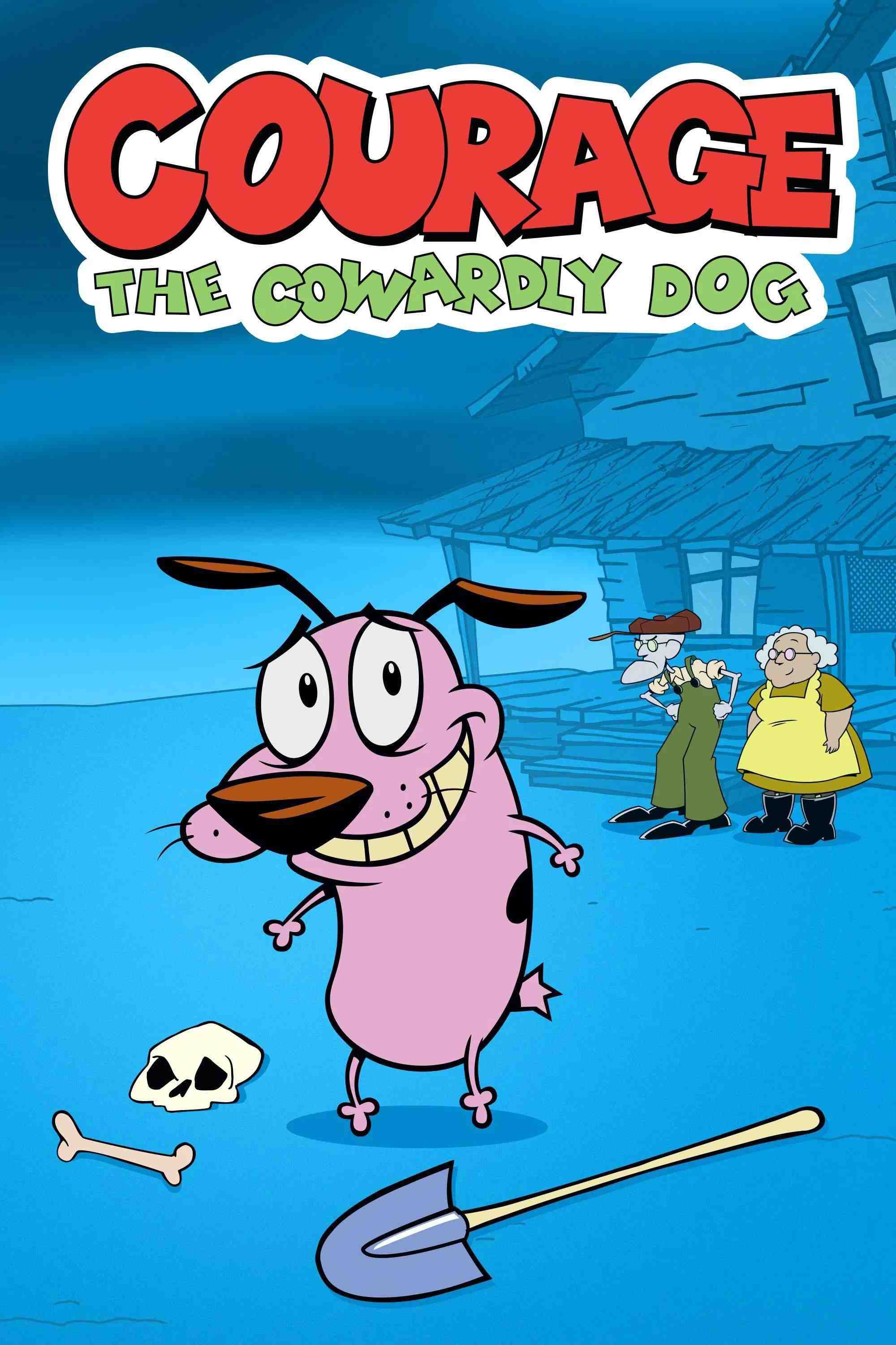 Poster chính thức của phim Phim Hoạt Hình, Phim Gia Đình "Courage: Chú Chó Nhút Nhát (Phần 1)" (Courage the Cowardly Dog - 1999), với sự tham gia của diễn viên Marty Grabstein và Thea White.