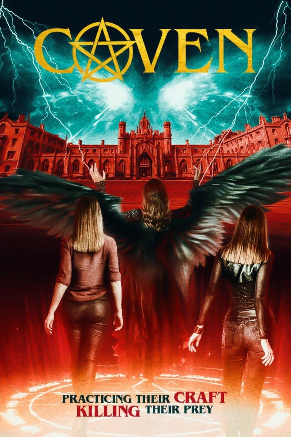Poster chính thức của phim Phim Kinh Dị "Coven" (Coven - 2020), với sự tham gia của diễn viên Lizze Gordon và Jennifer Cipolla.