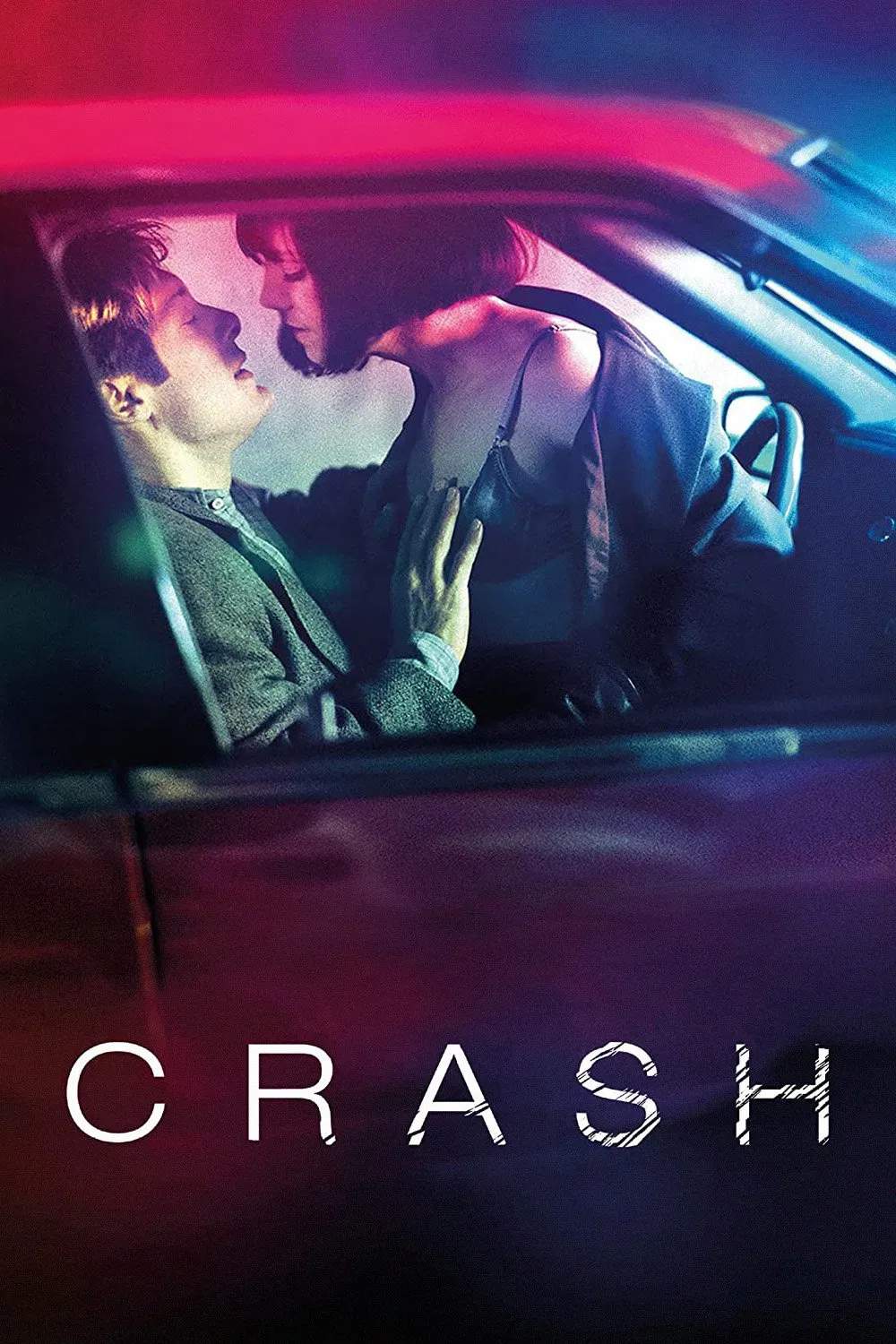 Poster chính thức của phim Phim Giật Gân, Phim Tâm Lý "Crash" (Crash - 1996), với sự tham gia của diễn viên James Spader và Holly Hunter.