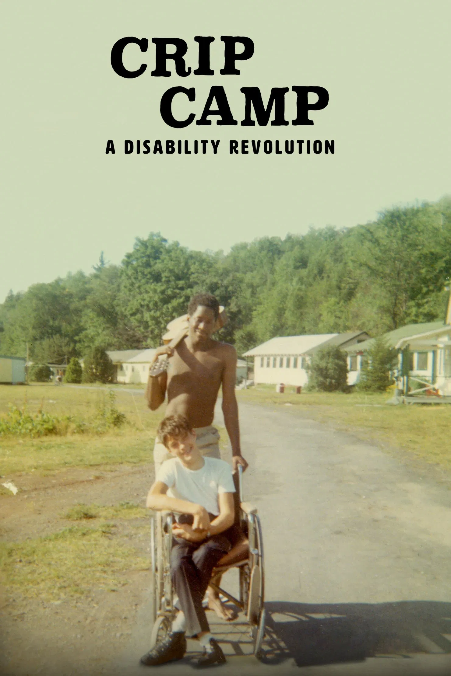 Poster chính thức của phim Phim Tài Liệu "Crip Camp" (Crip Camp: A Disability Revolution - 2020), với sự tham gia của diễn viên James LeBrecht và Joseph O'Conor.