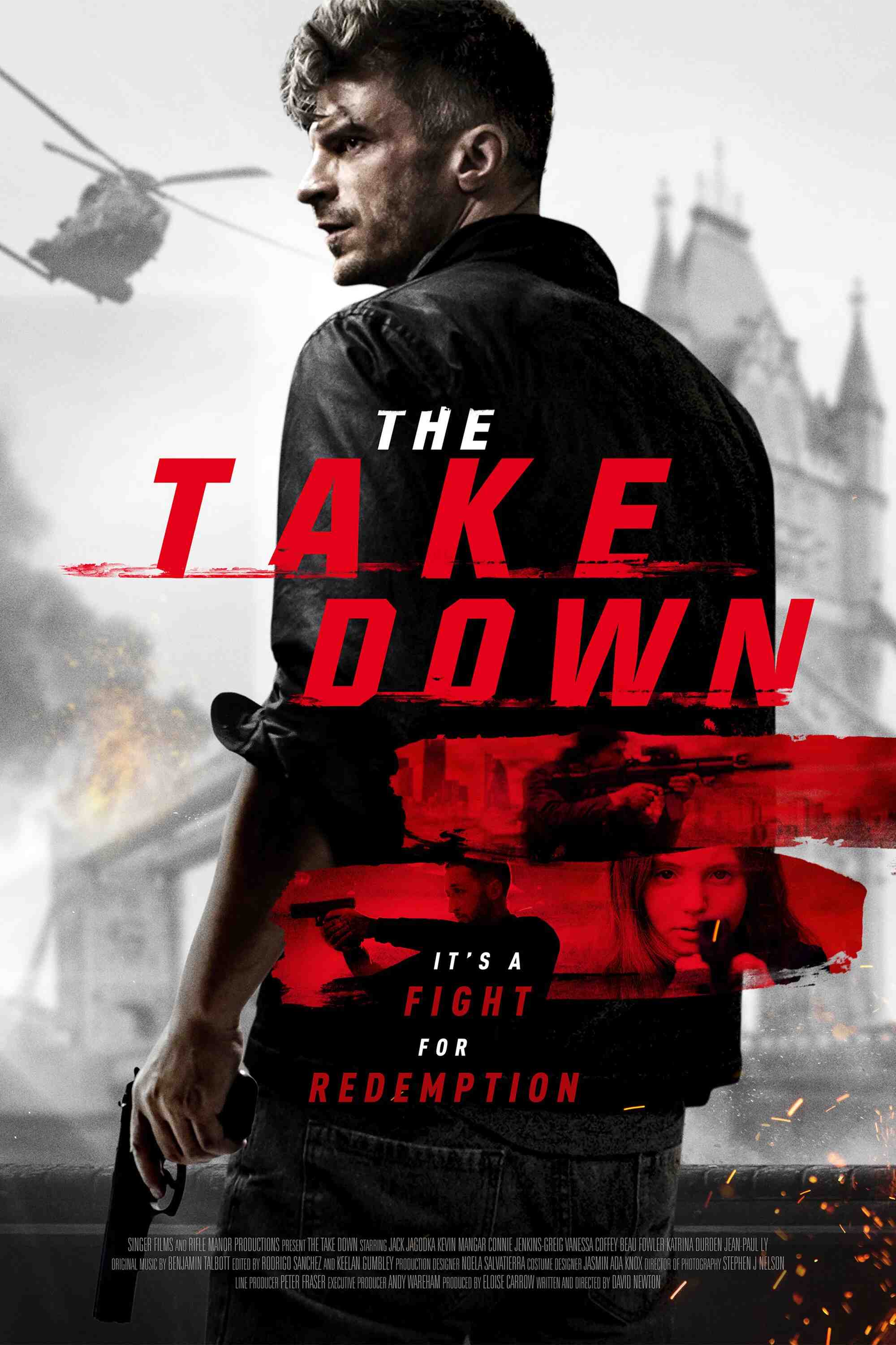 Poster chính thức của phim Phim Hành Động "Cú Đấm Thép" (The Take Down - 2019), với sự tham gia của diễn viên Katrina Durden và Jean-Paul Ly.