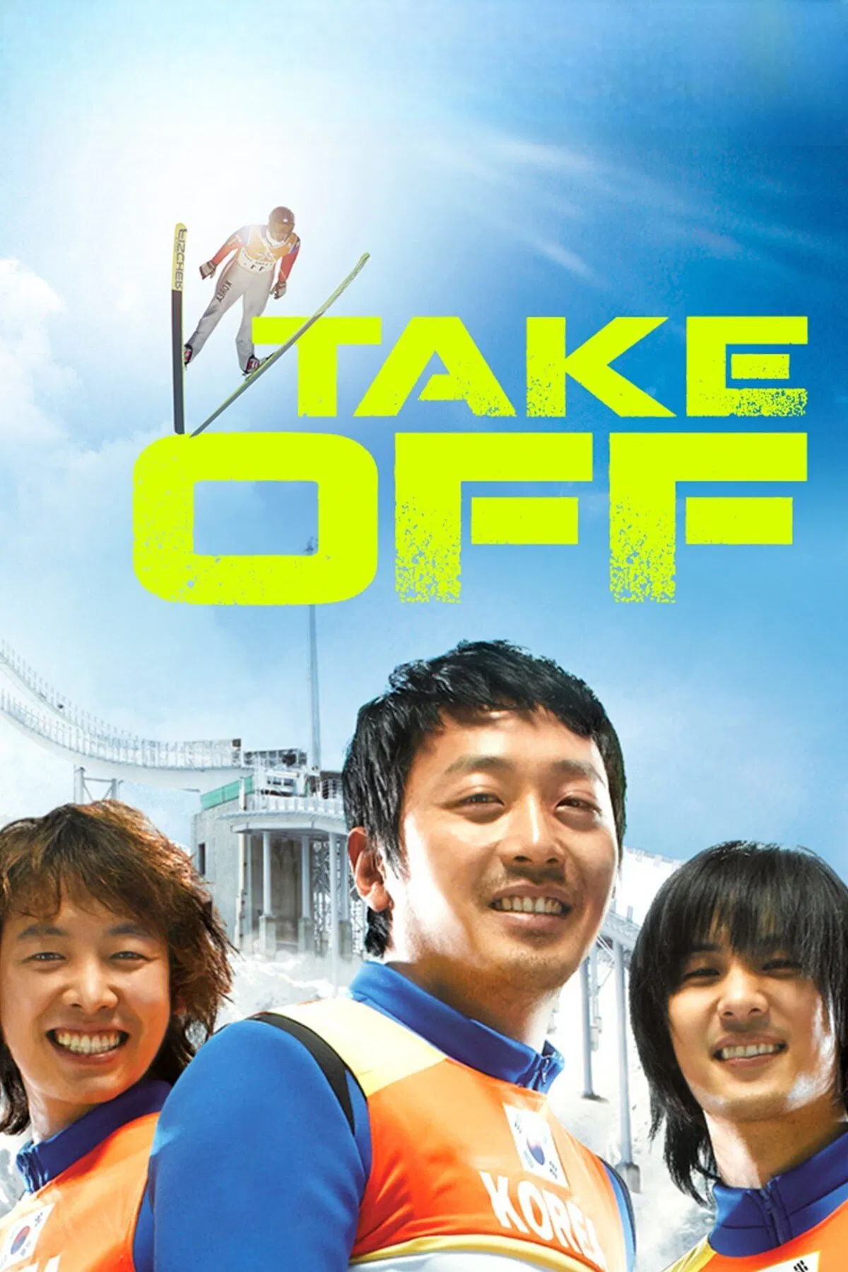 Poster chính thức của phim Phim Hài, Phim Tâm Lý "Cú Đáp Hoàn Hảo" (Take Off - 2009), với sự tham gia của diễn viên Ha Jung-woo và Sung Dong-il.