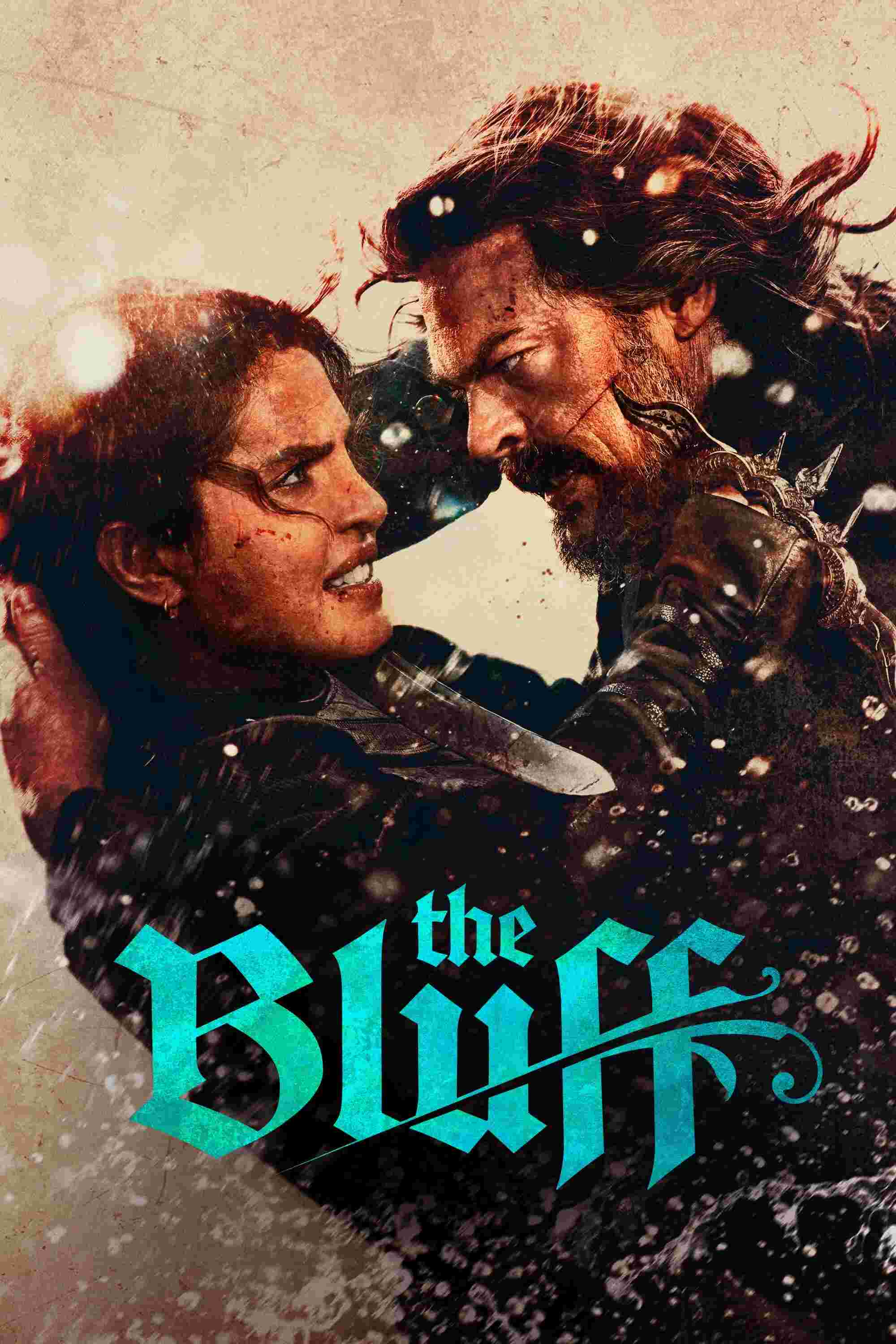 Poster chính thức của phim Phim Hành Động, Phim Phiêu Lưu "Cú Lừa" (The Bluff - 2026), với sự tham gia của diễn viên Priyanka Chopra Jonas và Karl Urban.