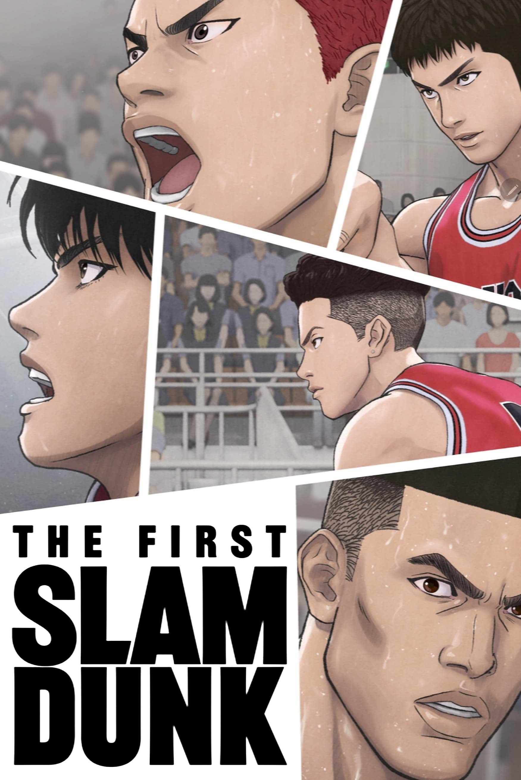 Poster chính thức của phim Phim Hoạt Hình, Phim Hài "Cú Úp Rổ Đầu Tiên" (The First Slam Dunk - 2022), với sự tham gia của diễn viên Shugo Nakamura và Jun Kasama.