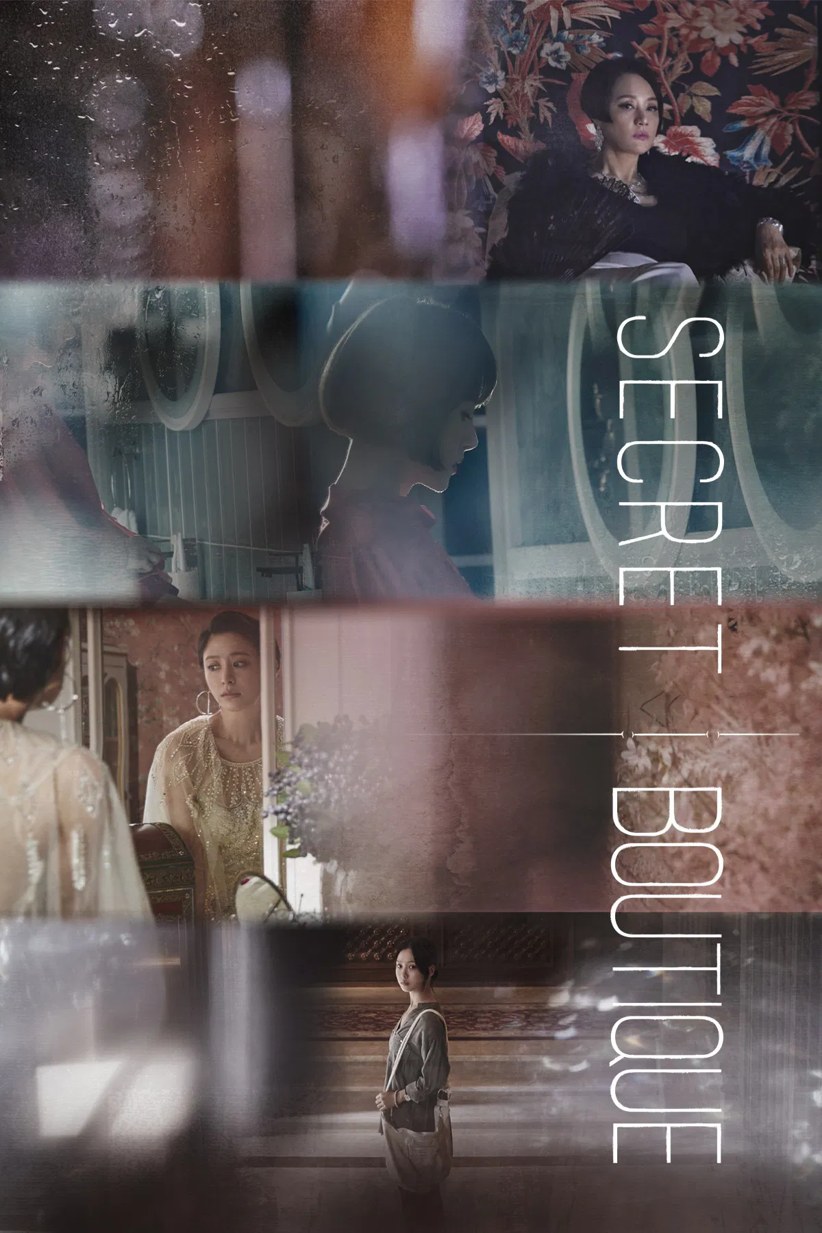 Poster chính thức của phim Phim Tâm Lý "Cửa Hàng Bí Mật" (Secret Boutique - 2019), với sự tham gia của diễn viên Kim Seon-a và Chang Mi-hee.