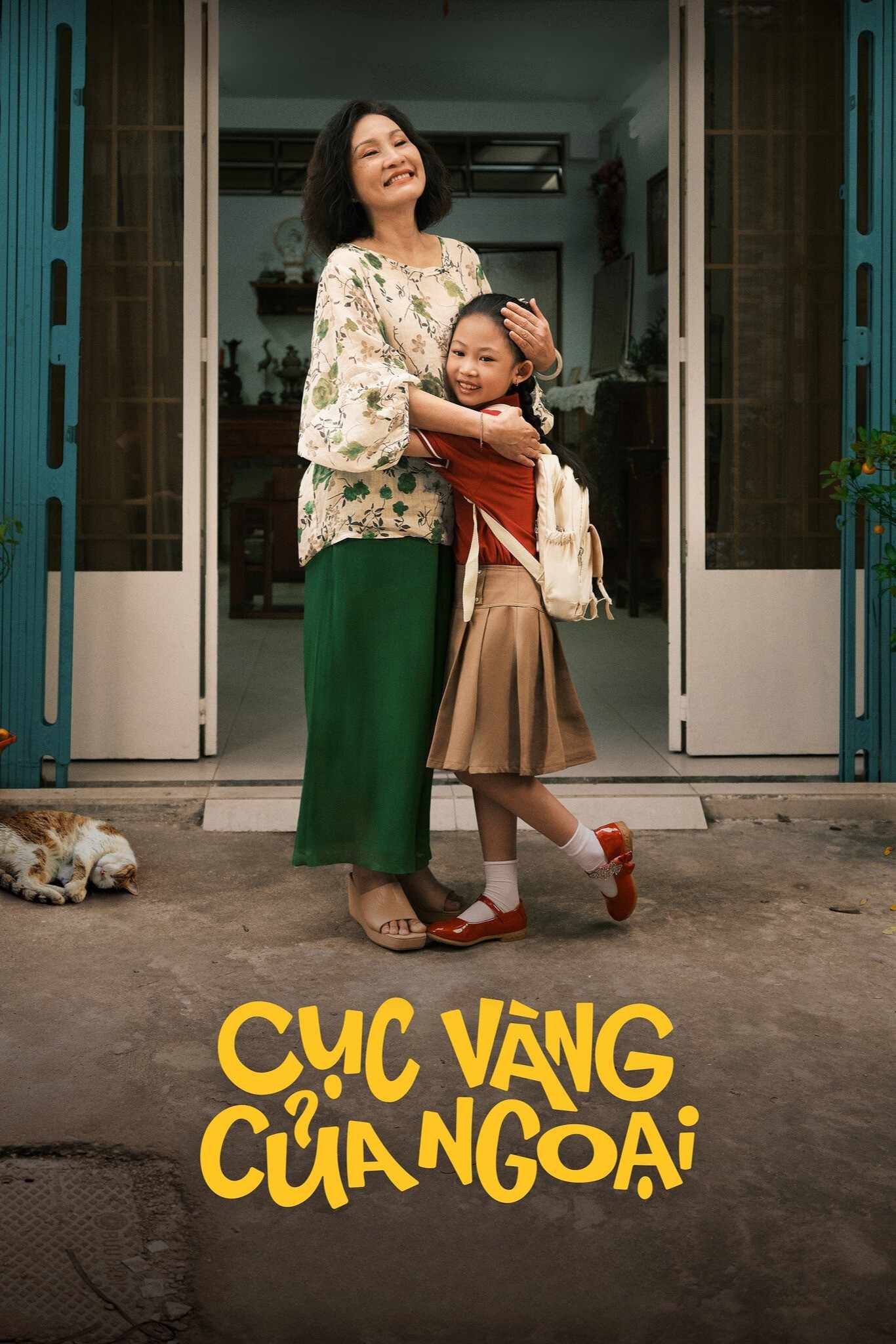 Poster chính thức của phim Phim Gia Đình, Phim Tâm Lý "Cục Vàng Của Ngoại" (My Little Grandma - 2025), với sự tham gia của diễn viên Hồng Đào và Hữu Châu.