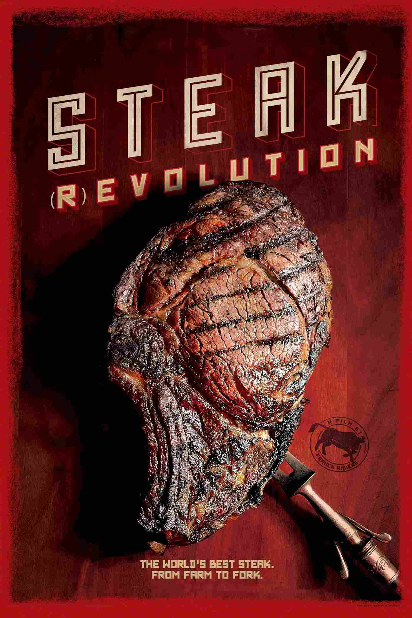 Poster chính thức của phim Phim Gia Đình, Phim Tài Liệu "Cuộc Cách Mạng Bít Tết" (Steak (R)evolution - 2014).