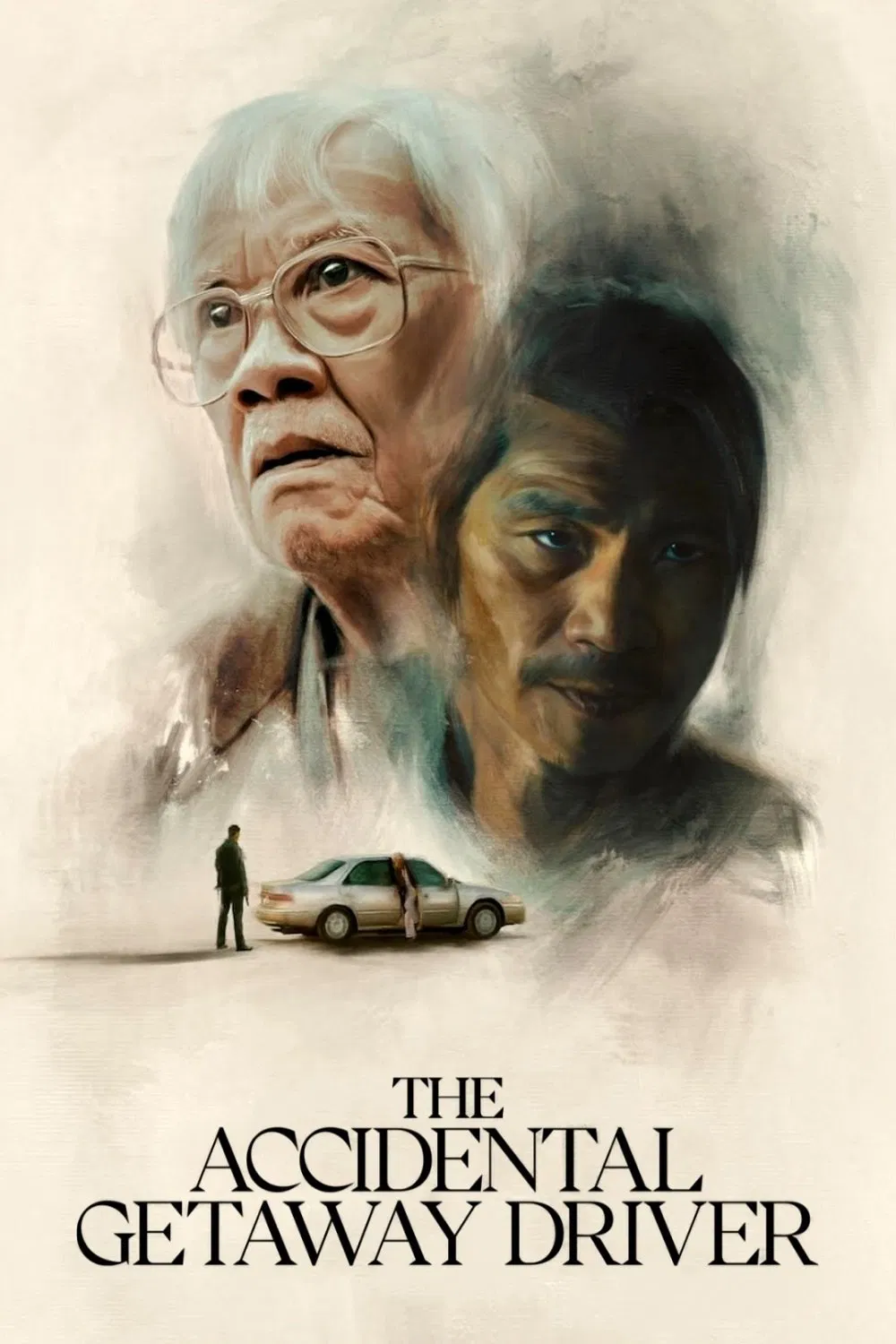 Poster chính thức của phim Phim Giật Gân, Phim Tâm Lý "Cuộc Chạy Trốn Giữa Đêm" (The Accidental Getaway Driver - 2025), với sự tham gia của diễn viên Hiep Tran-Nghia và Dustin Nguyễn.
