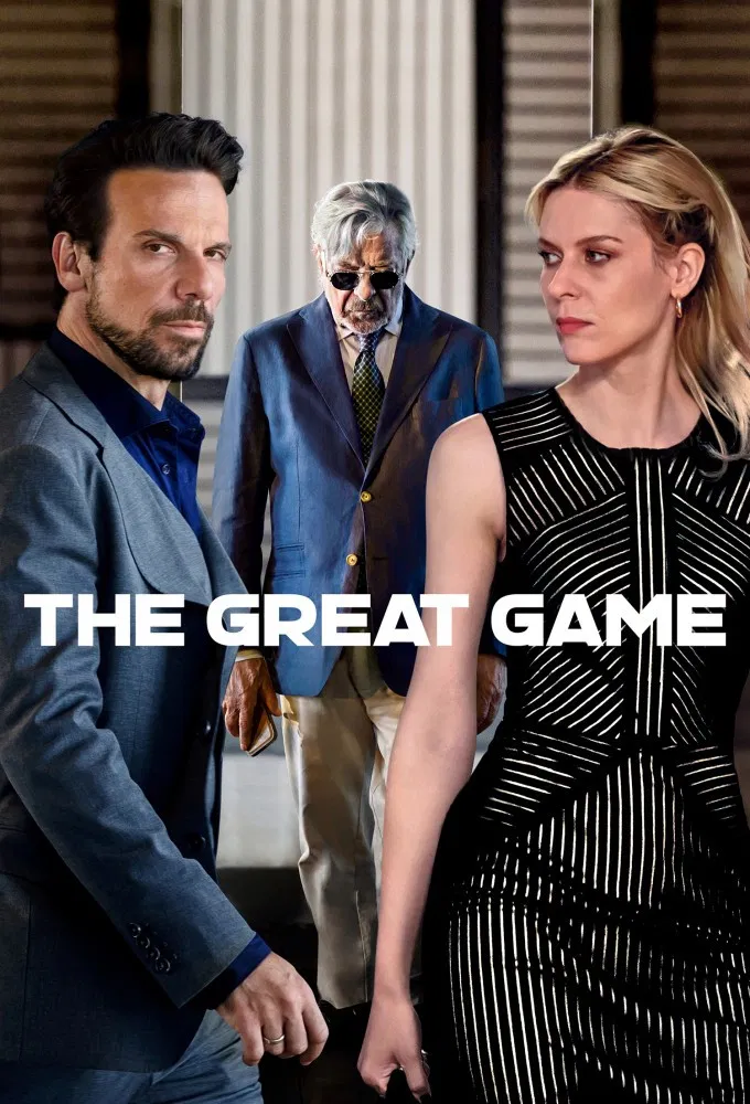 Poster chính thức của phim Phim Tâm Lý, Phim Hình Sự "Cuộc Chiến Chuyển Nhượng" (The Great Game - 2022), với sự tham gia của diễn viên Francesco Montanari và Elena Radonicich.