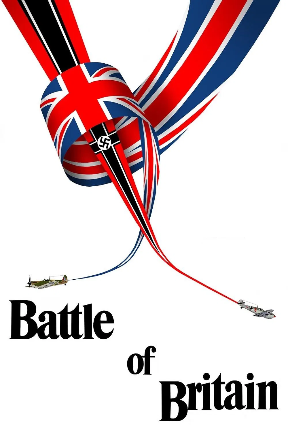 Poster chính thức của phim Phim Chiến Tranh, Phim Lịch Sử "Cuộc Chiến Của Nước Anh" (Battle of Britain - 1969), với sự tham gia của diễn viên Harry Andrews và Michael Caine.