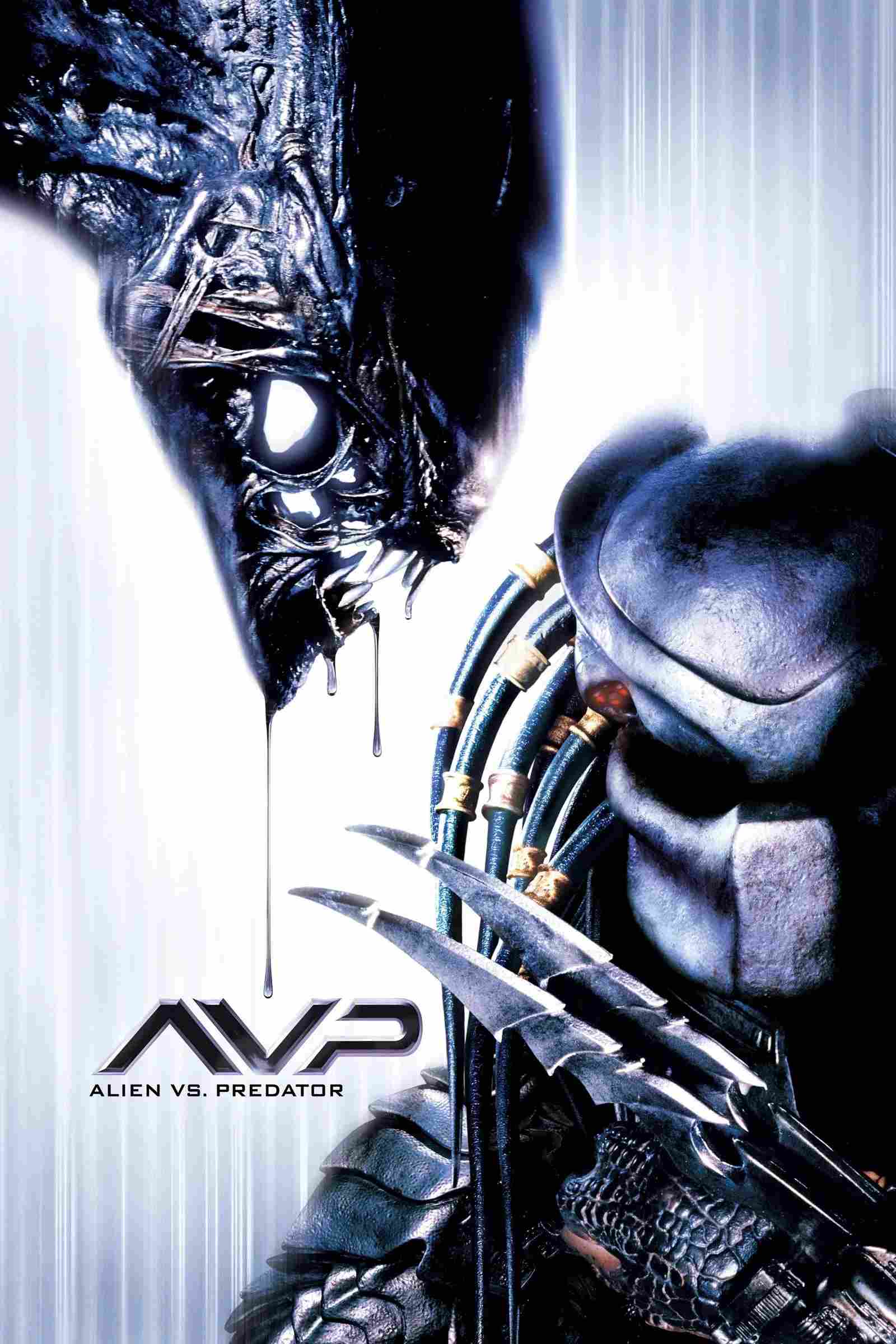 Poster chính thức của phim Phim Phiêu Lưu, Phim Viễn Tưởng "Cuộc Chiến Dưới Tháp Cổ" (AVP: Alien vs. Predator - 2004), với sự tham gia của diễn viên Sanaa Lathan và Lance Henriksen.