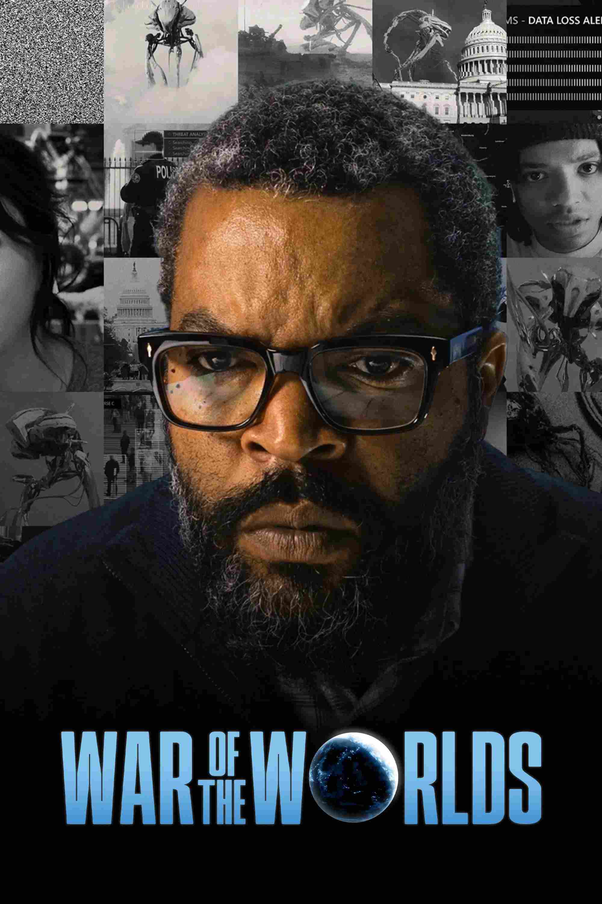 Poster chính thức của phim Phim Viễn Tưởng, Phim Giật Gân "Cuộc Chiến Giữa Các Thế Giới" (War of the Worlds - 2025), với sự tham gia của diễn viên Ice Cube và Eva Longoria.