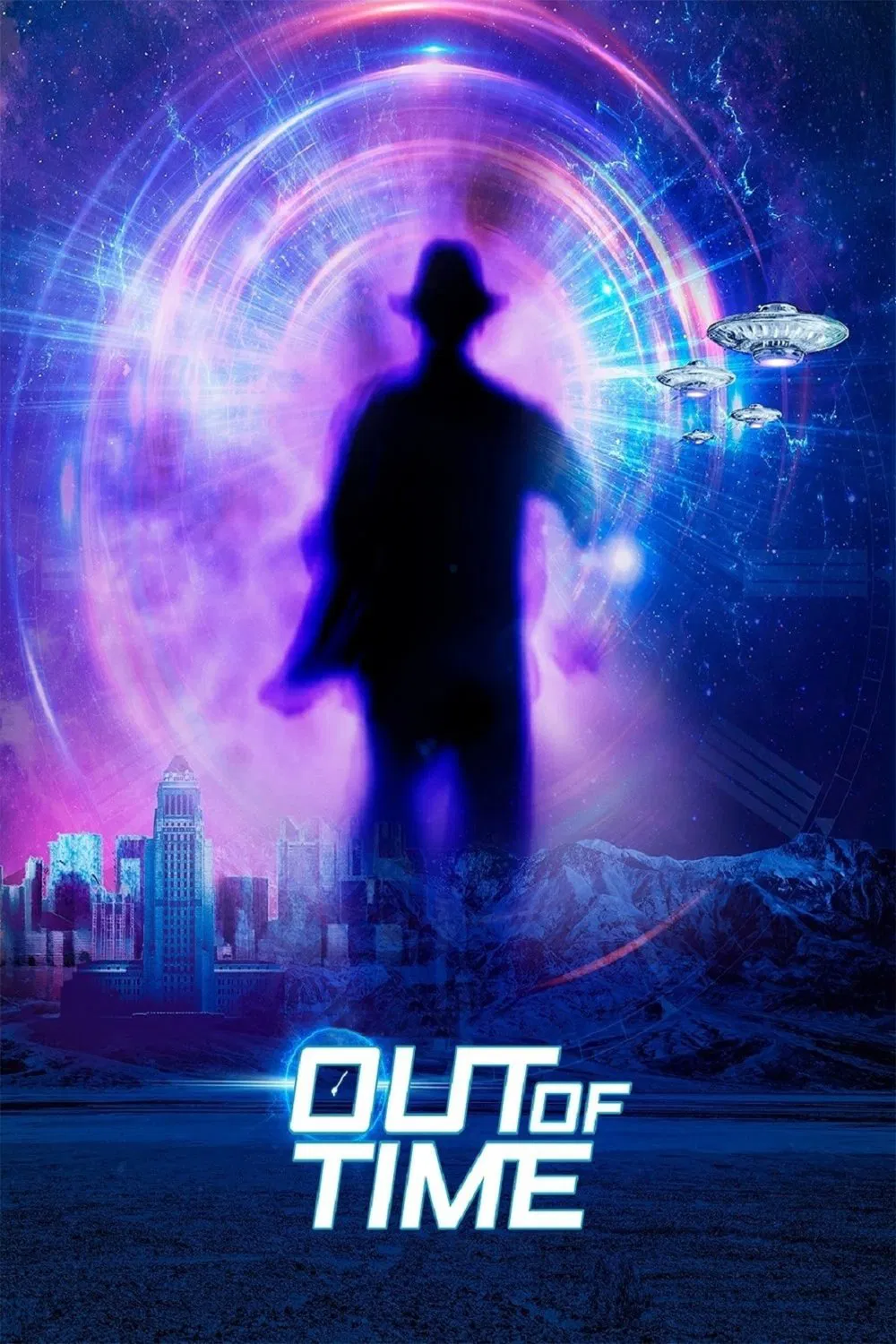 Poster chính thức của phim Phim Viễn Tưởng, Phim Hành Động "Cuộc Chiến Ngoài Hành Tinh" (Out of Time - 2021), với sự tham gia của diễn viên Nadege August và Blake Boyd.