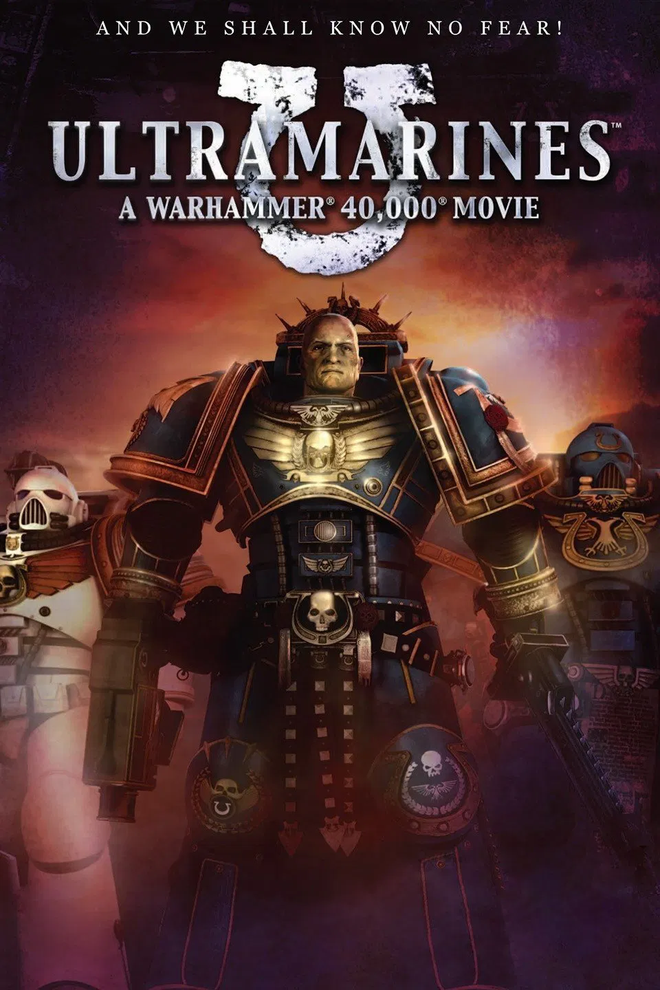 Poster chính thức của phim Phim Hoạt Hình, Phim Viễn Tưởng "Cuộc Chiến Người Máy" (Ultramarines: A Warhammer 40,000 Movie - 2010), với sự tham gia của diễn viên Terence Stamp và John Hurt.