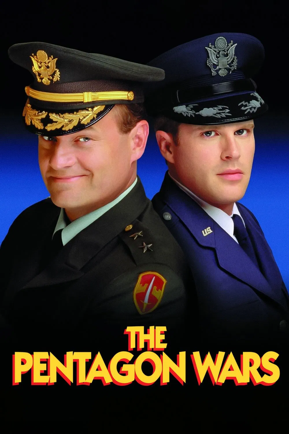 Poster chính thức của phim Phim Hài, Phim Tâm Lý "Cuộc chiến ở Lầu Năm Góc" (The Pentagon Wars - 1998), với sự tham gia của diễn viên Kelsey Grammer và Cary Elwes.