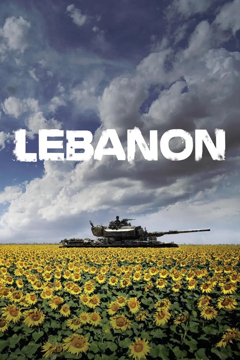 Poster chính thức của phim Phim Tâm Lý, Phim Chiến Tranh "Cuộc Chiến Ở Liban" (Lebanon - 2009), với sự tham gia của diễn viên Oshri Cohen và Michael Moshonov.