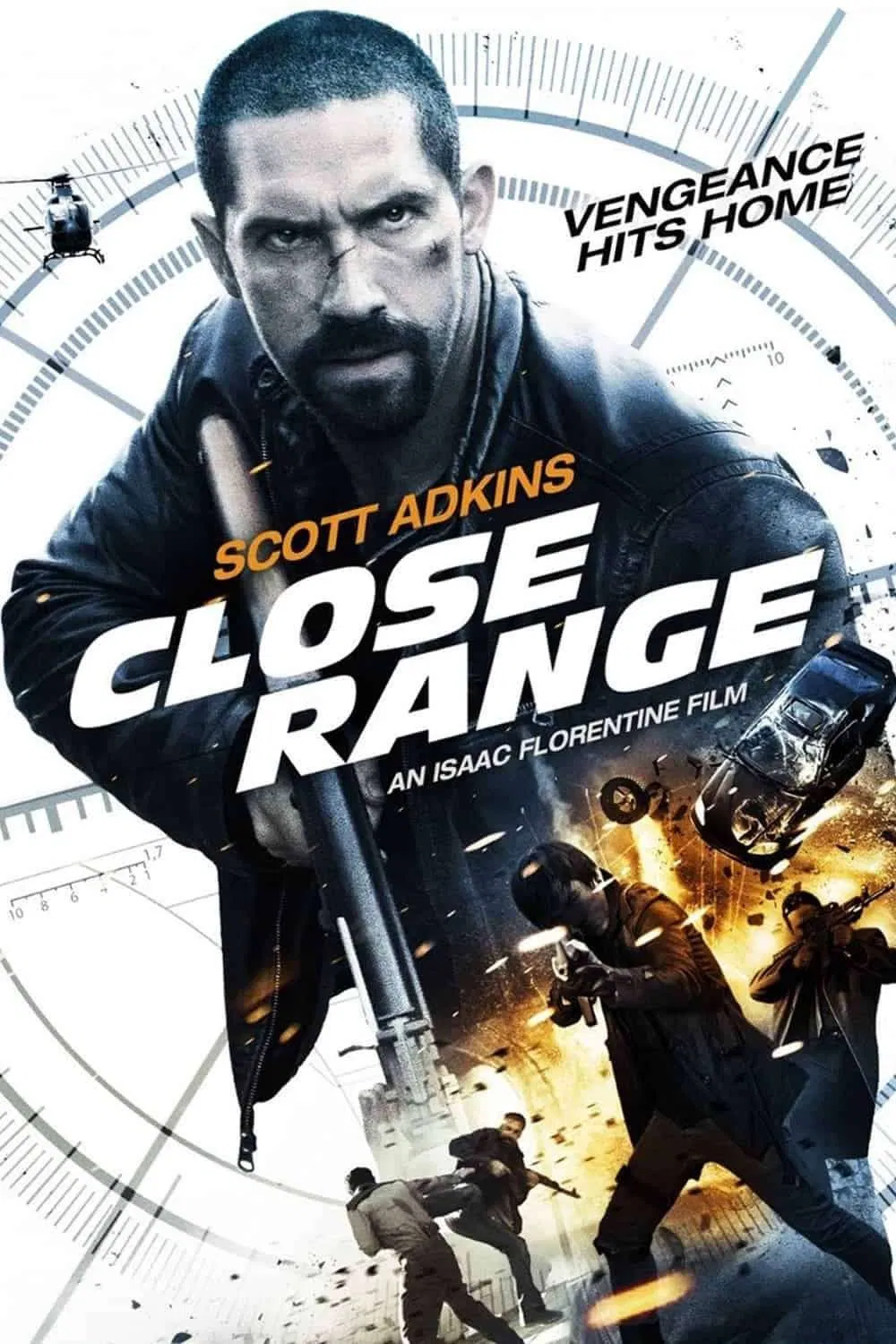 Poster chính thức của phim Phim Hành Động, Phim Hình Sự "Cuộc Chiến Trắc Ẩn" (Close Range - 2015), với sự tham gia của diễn viên Scott Adkins và Nick Chinlund.