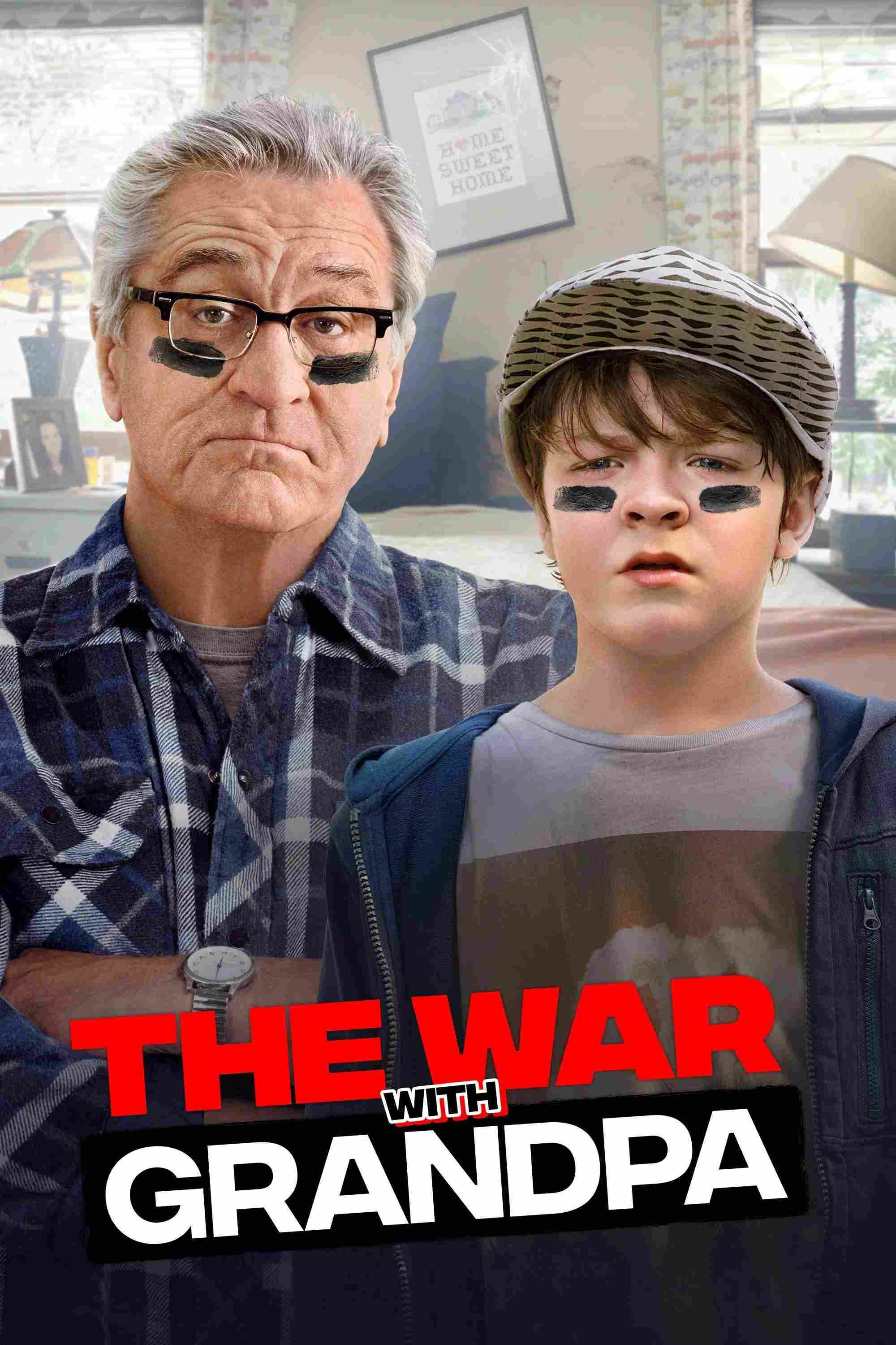 Poster chính thức của phim Phim Hài, Phim Gia Đình "Cuộc Chiến Với Ông Nội" (The War with Grandpa - 2020), với sự tham gia của diễn viên Robert De Niro và Uma Thurman.