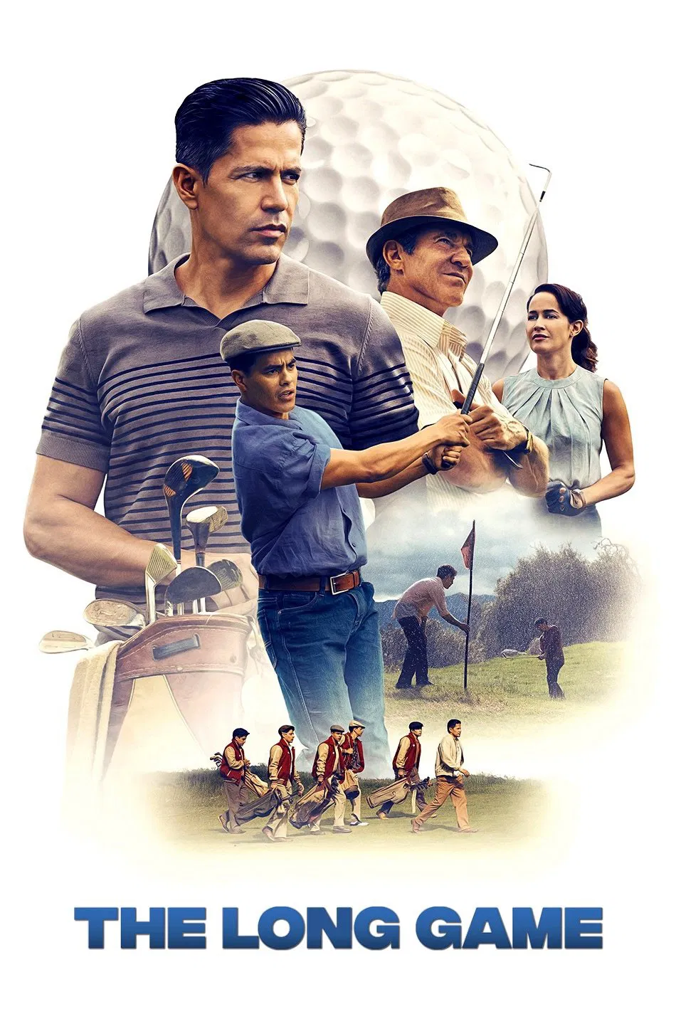 Poster chính thức của phim Phim Tâm Lý, Phim Gia Đình "Cuộc Chơi Dài" (The Long Game - 2024), với sự tham gia của diễn viên Jay Hernandez và Dennis Quaid.