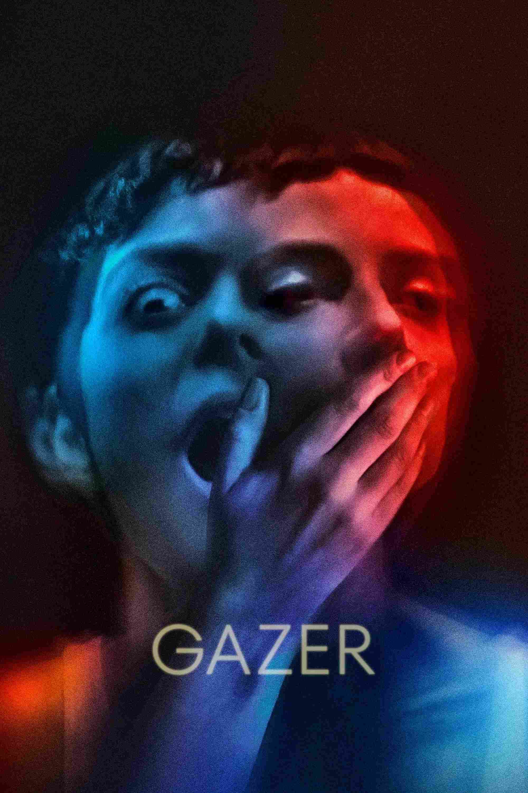Poster chính thức của phim Phim Bí Ẩn, Phim Giật Gân "Cuộc Chơi Mạo Hiểm" (Gazer - 2025), với sự tham gia của diễn viên Ariella Mastroianni và Marcia DeBonis.