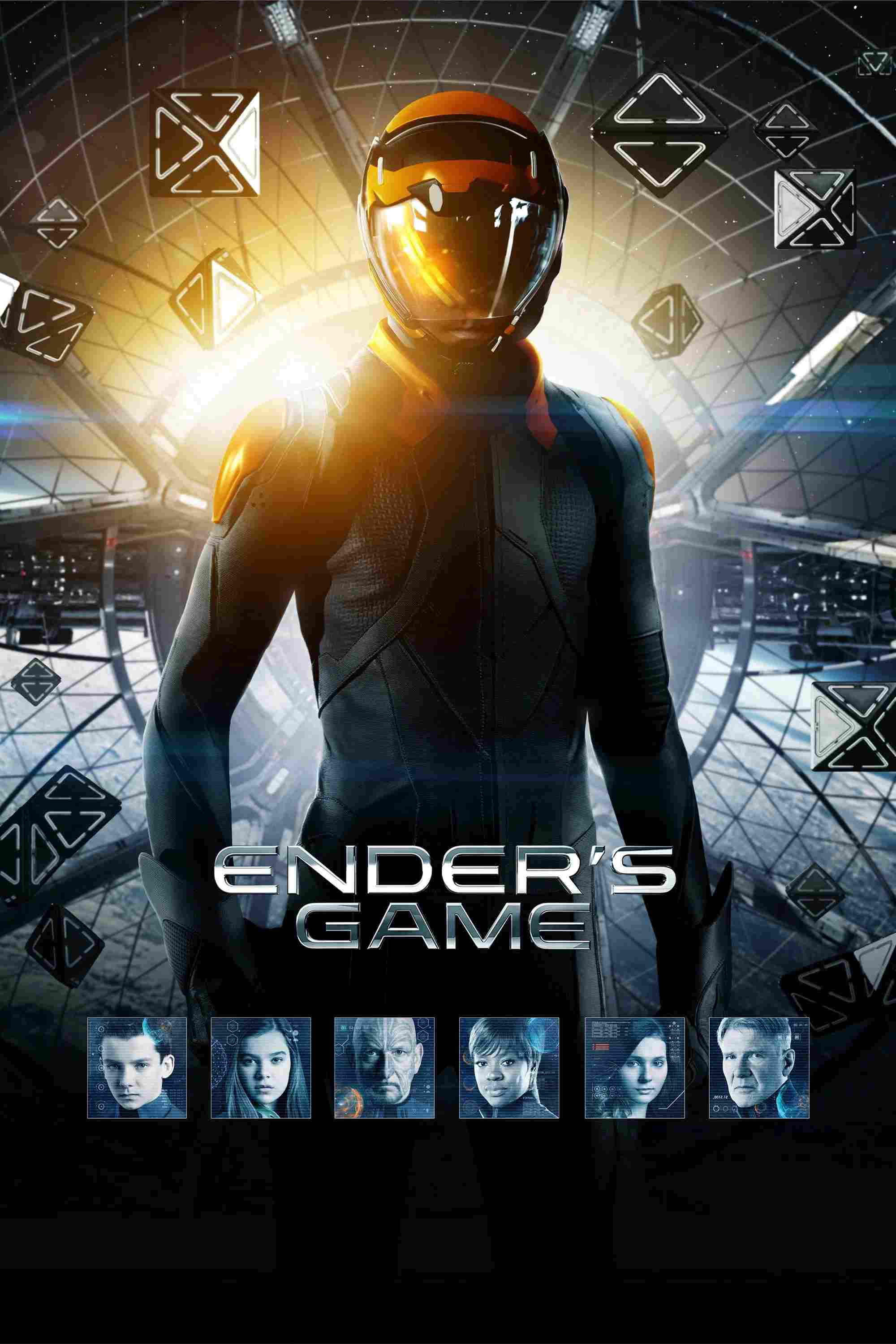 Poster chính thức của phim Phim Viễn Tưởng, Phim Hành Động "Cuộc Đấu Của Ender" (Ender's Game - 2013), với sự tham gia của diễn viên Asa Butterfield và Hailee Steinfeld.