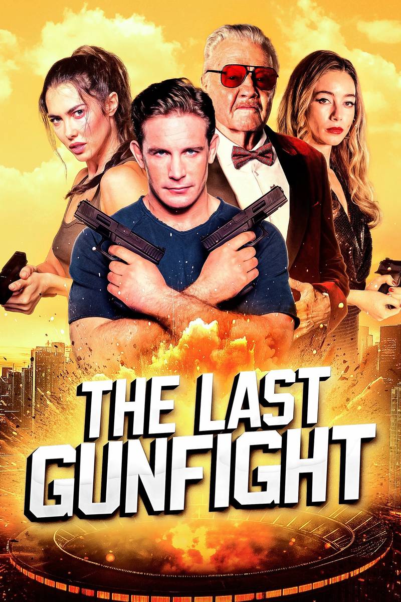Poster chính thức của phim Phim Hành Động "Cuộc Đấu Súng Cuối Cùng" (The Last GunFight - 2025), với sự tham gia của diễn viên Jon Voight và Adam Woodward.