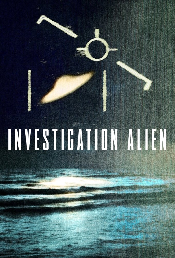 Poster chính thức của phim Phim Tài Liệu "Cuộc điều tra người ngoài hành tinh" (Investigation Alien - 2024), với sự tham gia của diễn viên George Knapp.