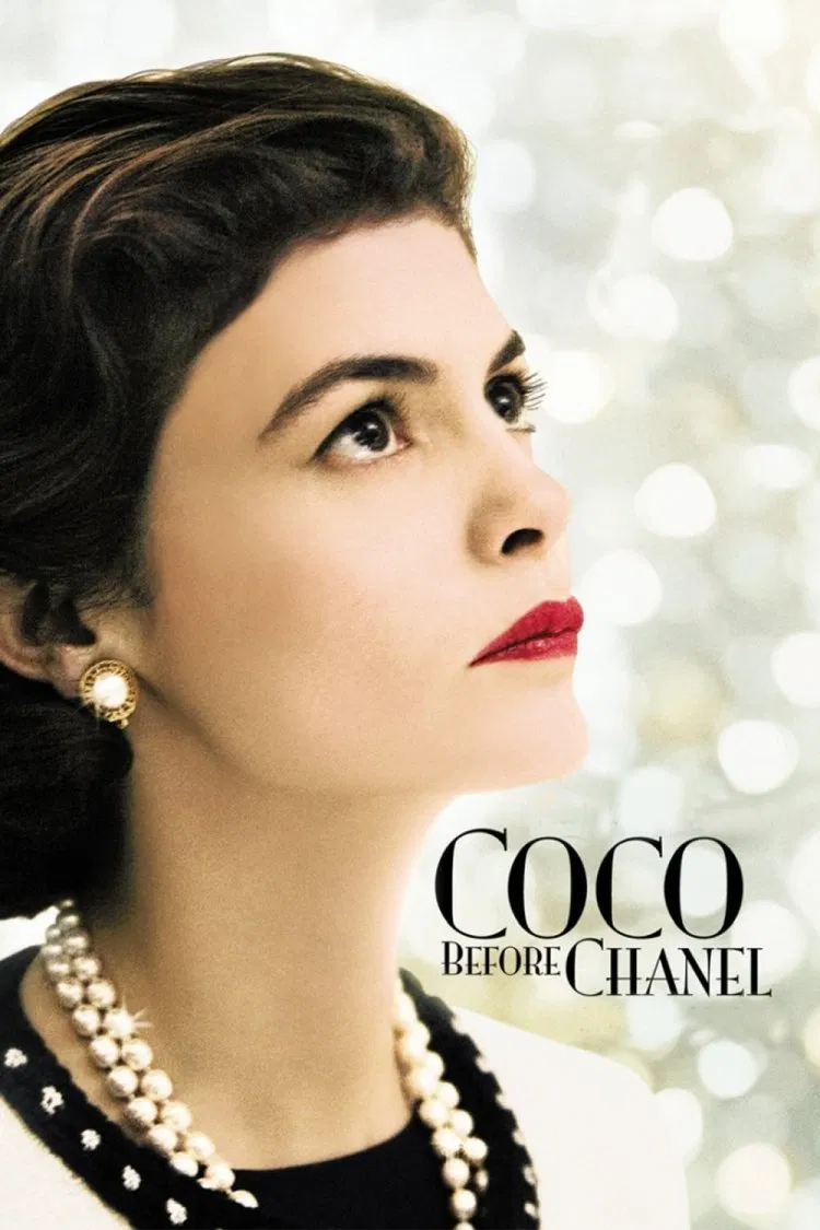 Poster chính thức của phim Phim Tâm Lý, Phim Lịch Sử "Cuộc Đời Coco" (Coco Before Chanel - 2009), với sự tham gia của diễn viên Audrey Tautou và Benoît Poelvoorde.