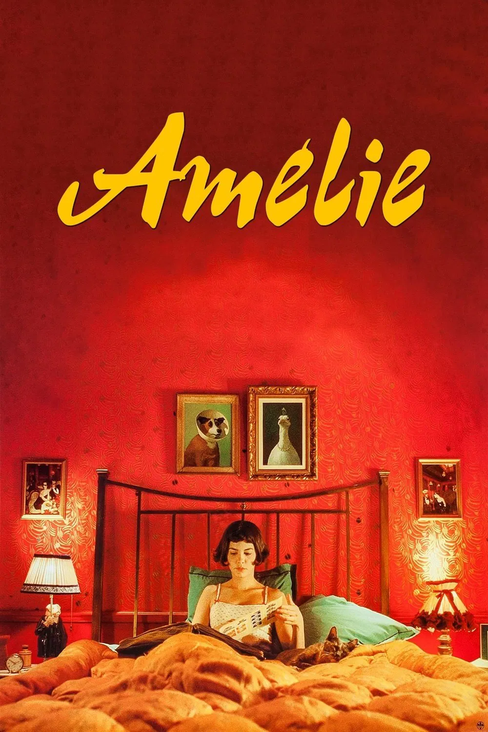 Poster chính thức của phim Phim Hài, Phim Tình Cảm "Cuộc Đời Của Amelie Poulain" (Amélie - 2001), với sự tham gia của diễn viên Audrey Tautou và Mathieu Kassovitz.