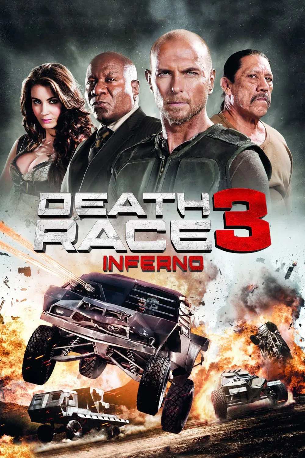 Poster chính thức của phim Phim Hành Động, Phim Viễn Tưởng "Cuộc Đua Tử Thần 3" (Death Race: Inferno - 2013), với sự tham gia của diễn viên Luke Goss và Ving Rhames.