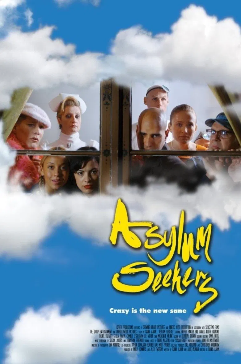 Poster chính thức của phim Phim Hài "Cuộc Đua Vào Nhà Thương Điên" (Asylum Seekers - 2009), với sự tham gia của diễn viên Pepper Binkley và Stella Maeve.