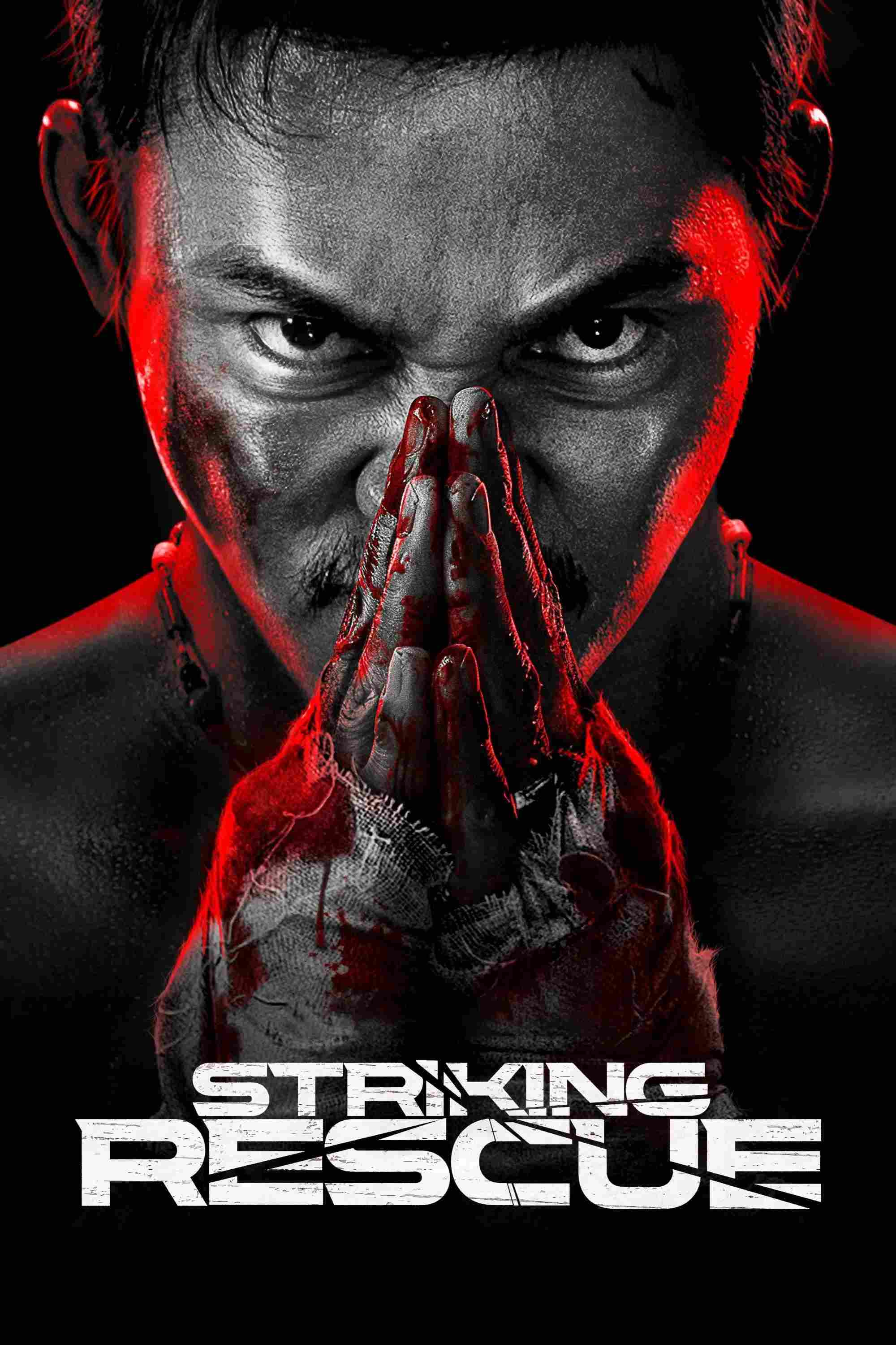 Poster chính thức của phim Phim Hành Động, Phim Hình Sự "Cuộc Giải Cứu Vĩ Đại" (Striking Rescue - 2024), với sự tham gia của diễn viên Tony Jaa và Eason Hung.