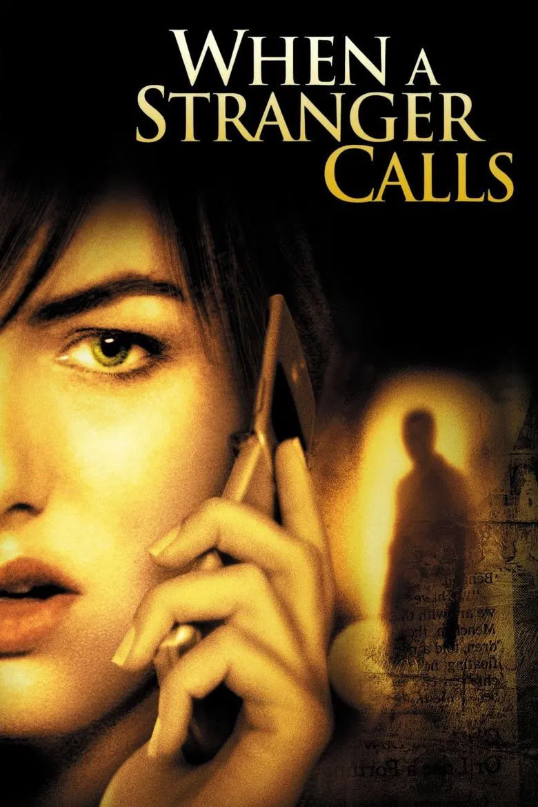 Poster chính thức của phim Phim Kinh Dị, Phim Bí Ẩn "Cuộc Gọi Lúc Nửa Đêm" (When a Stranger Calls - 2006), với sự tham gia của diễn viên Camilla Belle và Katie Cassidy.