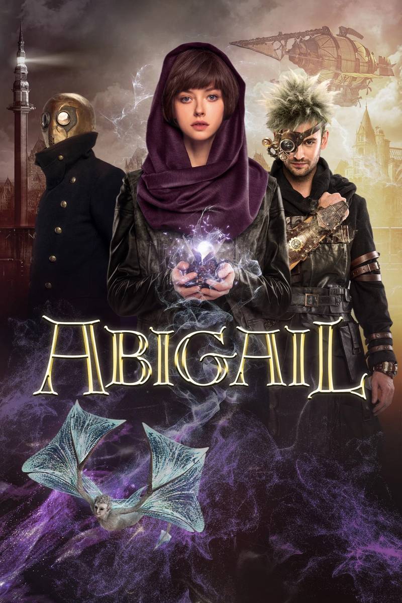Poster chính thức của phim Phim Phiêu Lưu, Phim Giả Tượng "Cuộc Phiêu Lưu Của Abigail" (Abigail - 2019), với sự tham gia của diễn viên Tinatin Dalakishvili và Rinal Mukhametov.