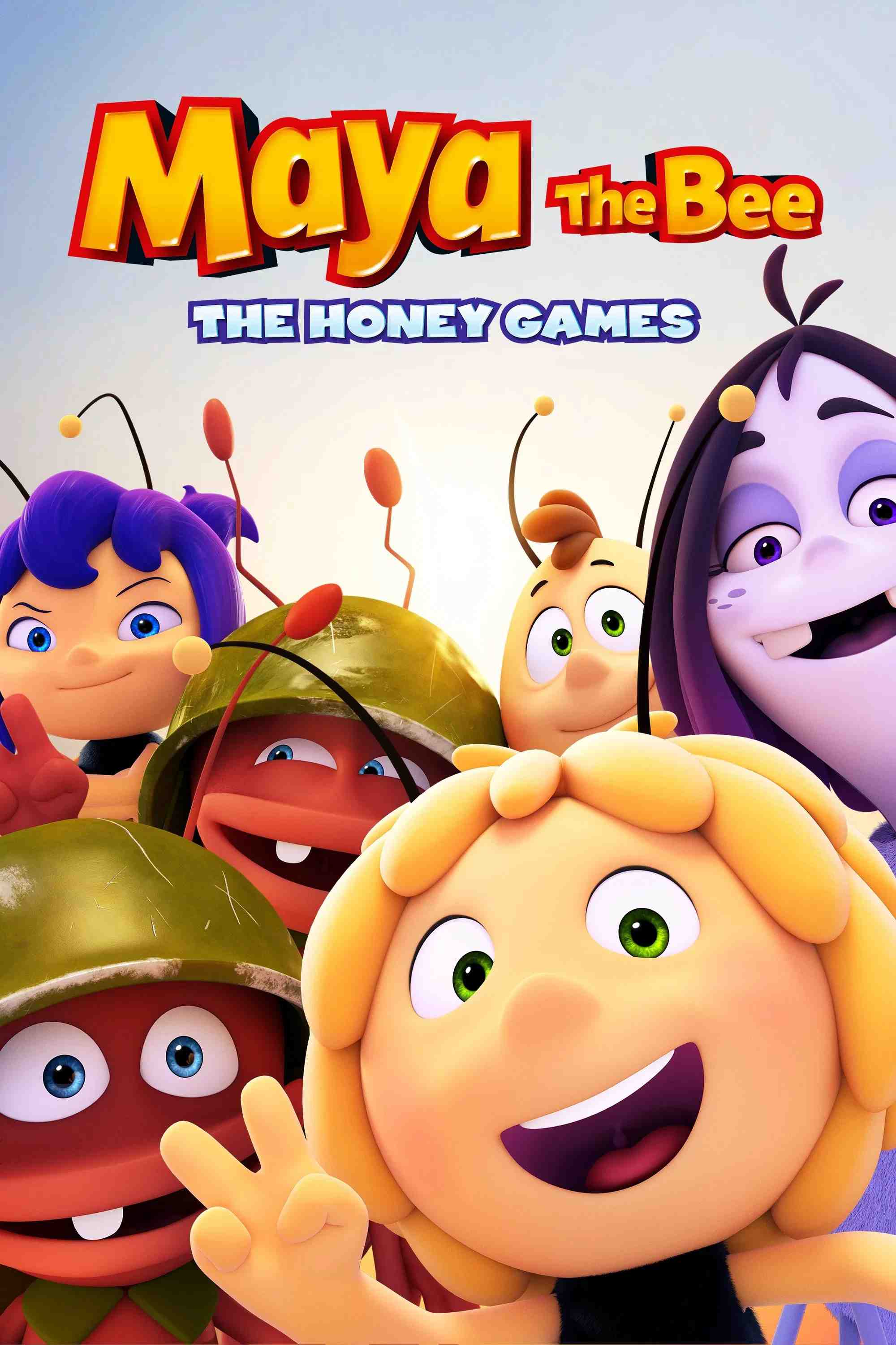 Poster chính thức của phim Phim Hài, Phim Gia Đình "Cuộc Phiêu Lưu của Ong Maya 2" (Maya the Bee: The Honey Games - 2018), với sự tham gia của diễn viên Coco Jack Gillies và Benson Jack Anthony.