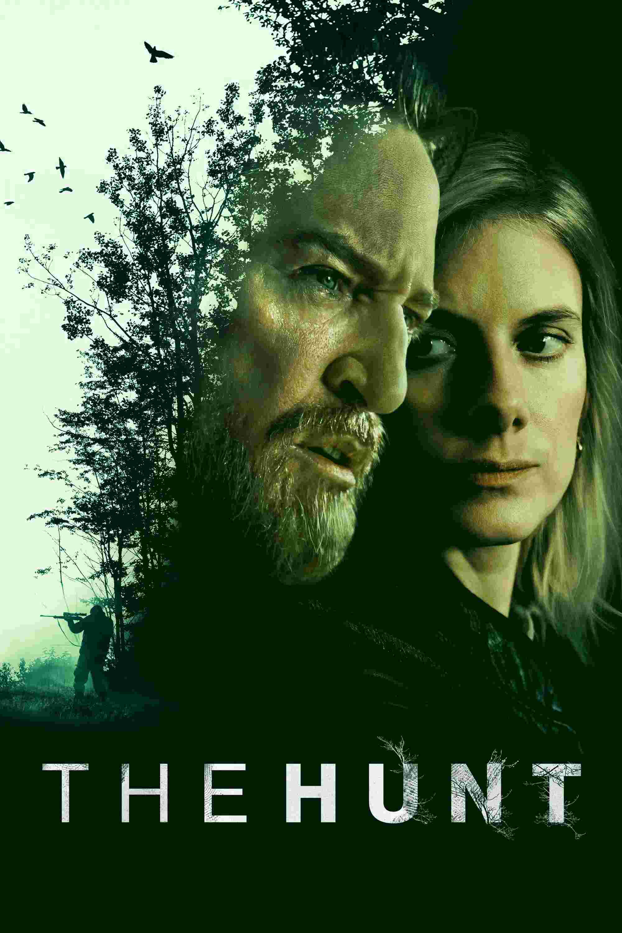 Poster chính thức của phim Phim Tâm Lý, Phim Bí Ẩn "Cuộc Săn Đuổi" (The Hunt - 2026), với sự tham gia của diễn viên Benoît Magimel và Mélanie Laurent.