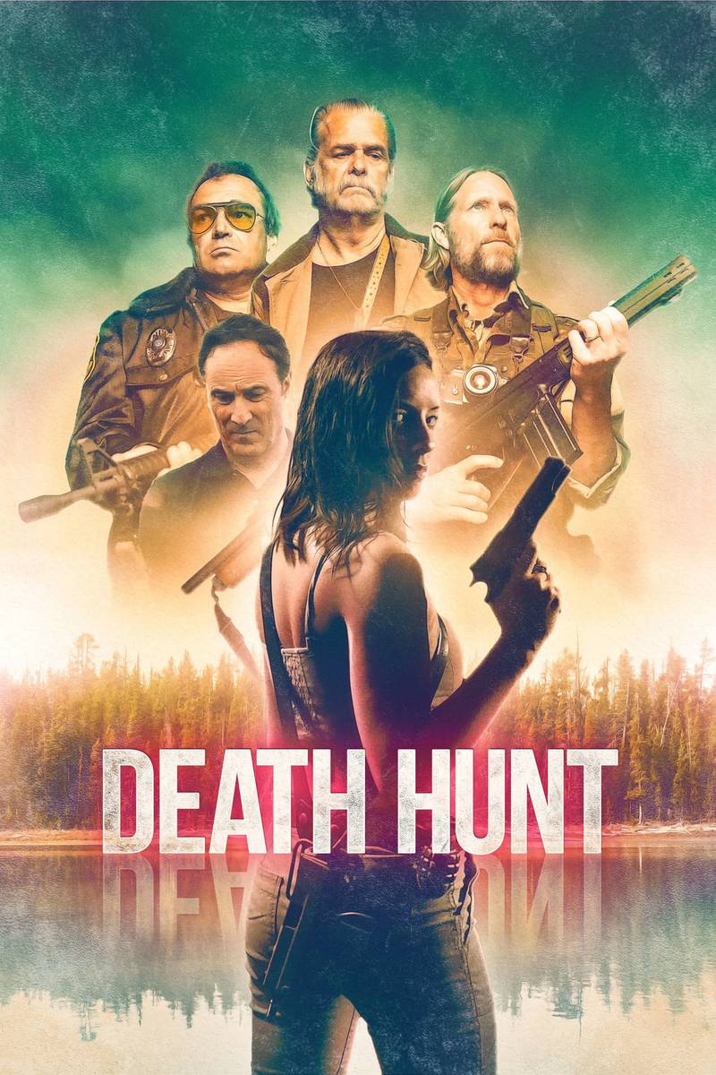 Poster chính thức của phim Phim Hành Động, Phim Giật Gân "Cuộc Săn Người Tử Thần" (Death Hunt - 2022), với sự tham gia của diễn viên Omar Tucci và Rick Amsbury.