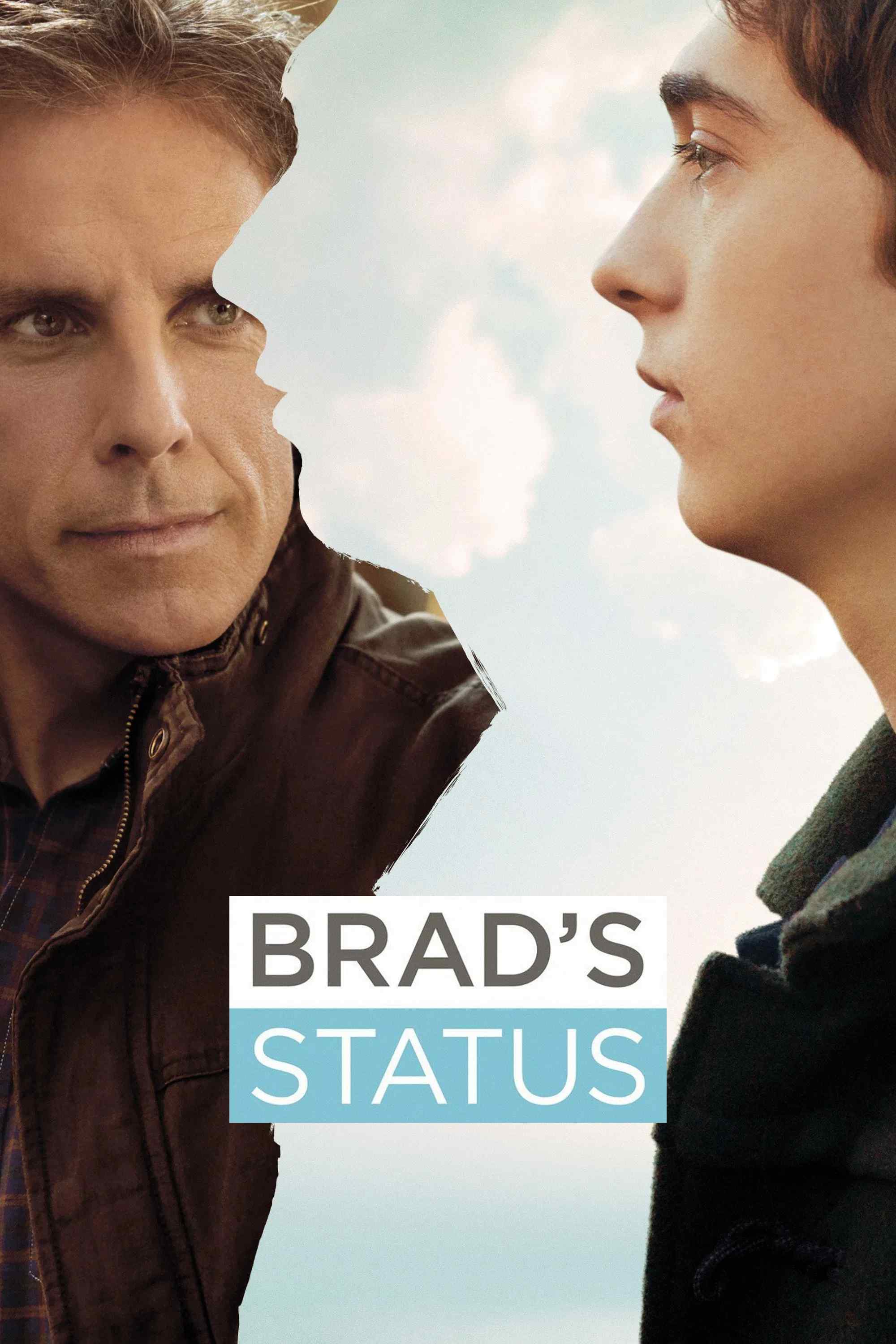 Poster chính thức của phim Phim Hài, Phim Tâm Lý "Cuộc Sống Của Brad" (Brad's Status - 2017), với sự tham gia của diễn viên Ben Stiller và Austin Abrams.