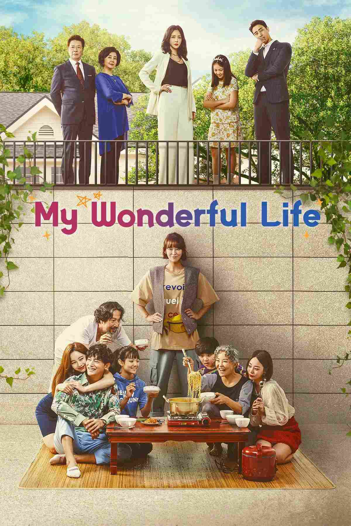 Poster chính thức của phim Phim Tâm Lý, Phim Dài Tập "Cuộc Sống Kỳ Diệu" (My Wonderful Life - 2020), với sự tham gia của diễn viên Shim Yi Young và Jin Ye-sol.