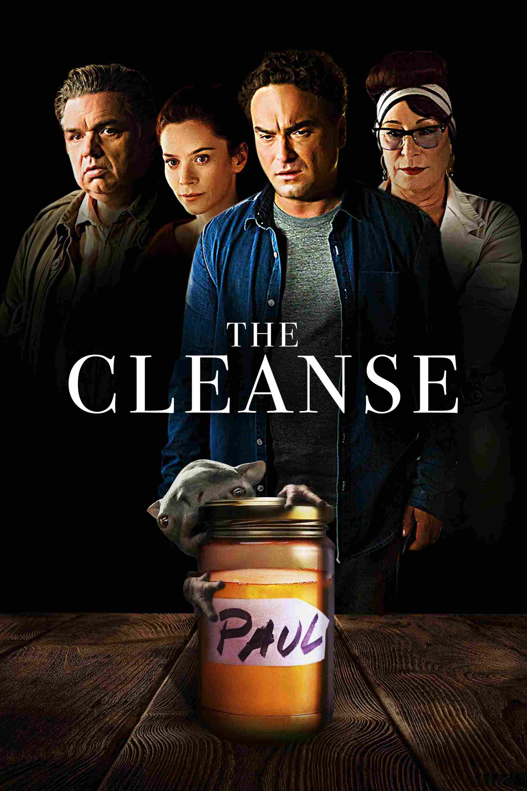 Poster chính thức của phim Phim Tâm Lý, Phim Hài "Cuộc Thanh Tẩy" (The Cleanse - 2018), với sự tham gia của diễn viên Johnny Galecki và Anna Friel.