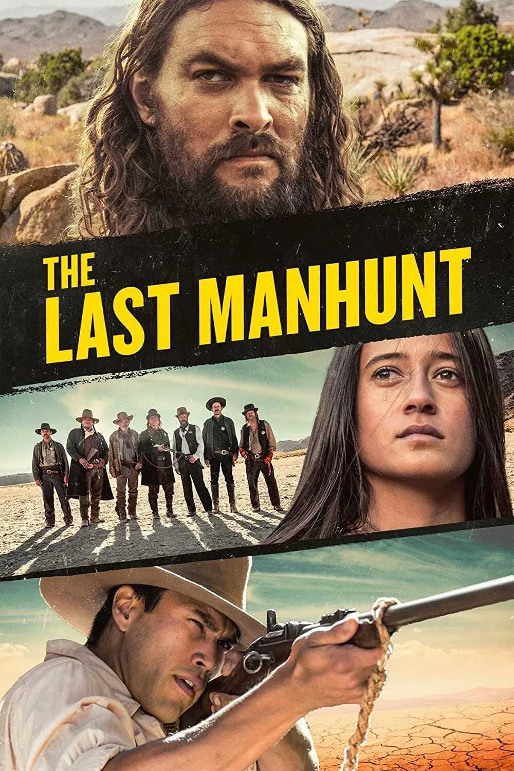 Poster chính thức của phim Phim Miền Tây, Phim Hình Sự "Cuộc truy lùng cuối cùng" (The Last Manhunt - 2022), với sự tham gia của diễn viên Martin Sensmeier và Mainei Kinimaka.