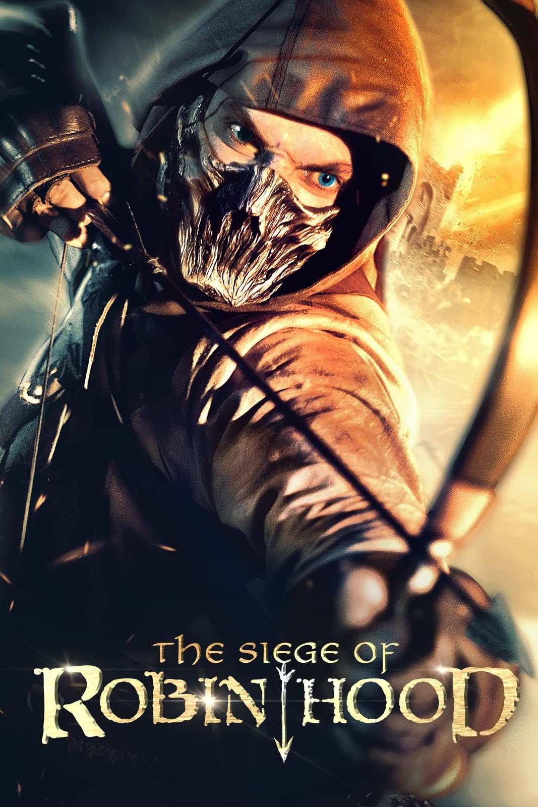 Poster chính thức của phim Phim Phiêu Lưu, Phim Hành Động "Cuộc Vây Hãm Của Robin Hood" (The Siege of Robin Hood - 2022), với sự tham gia của diễn viên John Fallon và Kahli Williams.