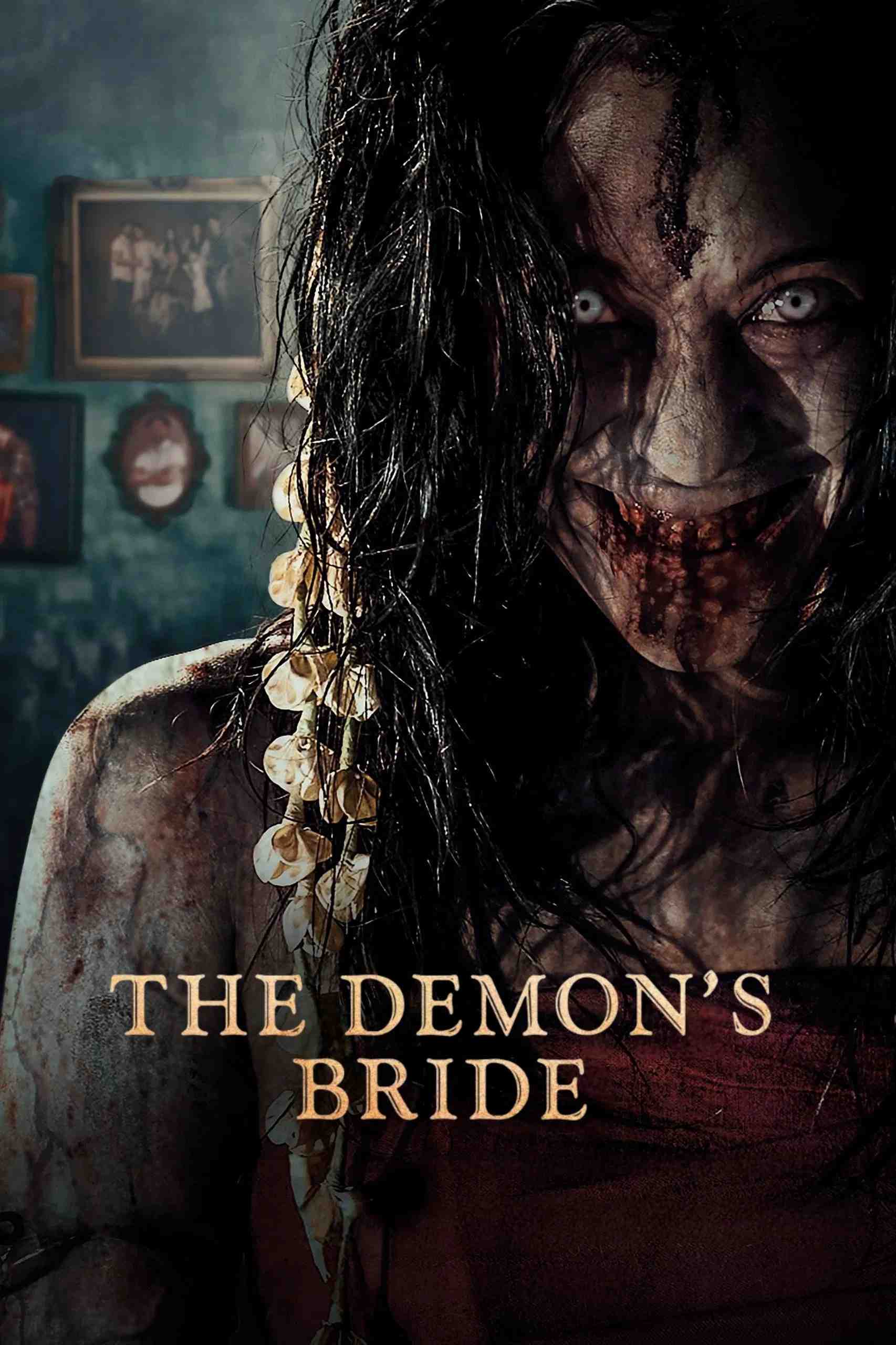 Poster chính thức của phim Phim Kinh Dị, Phim Giật Gân "Cưới Ma: Hiến Mẹ Cho Quỷ (Pengantin Iblis)" (The Demon's Bride - 2025), với sự tham gia của diễn viên Taskya Namya và Wafda Saifan Lubis.