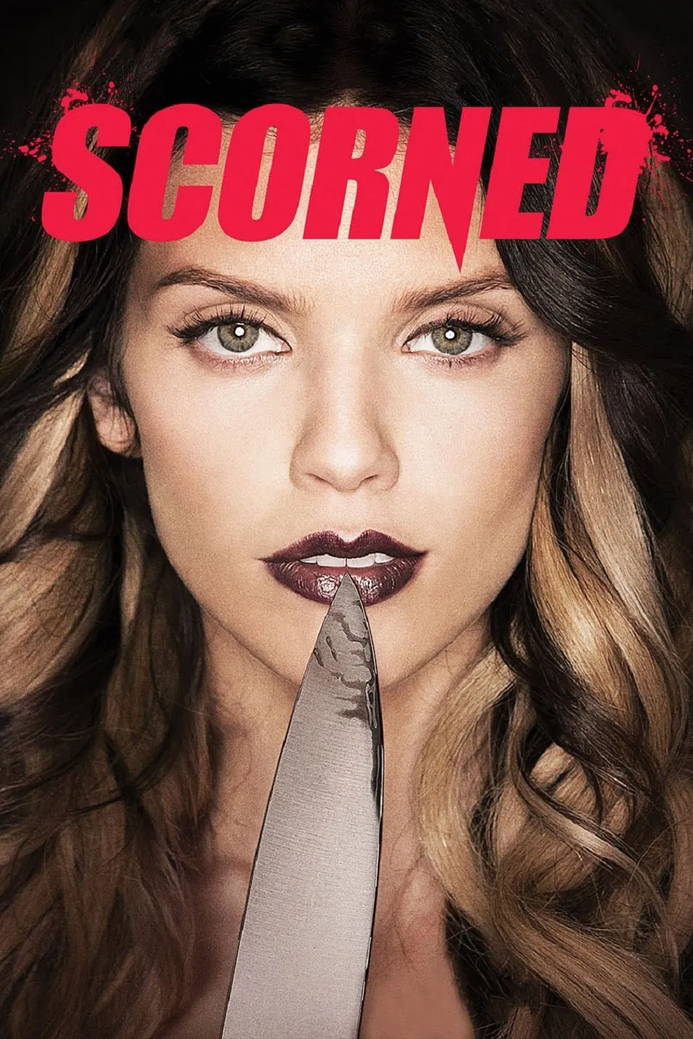Poster chính thức của phim Phim Giật Gân, Phim Kinh Dị "Cuồng Ghen" (Scorned - 2013), với sự tham gia của diễn viên AnnaLynne McCord và Viva Bianca.