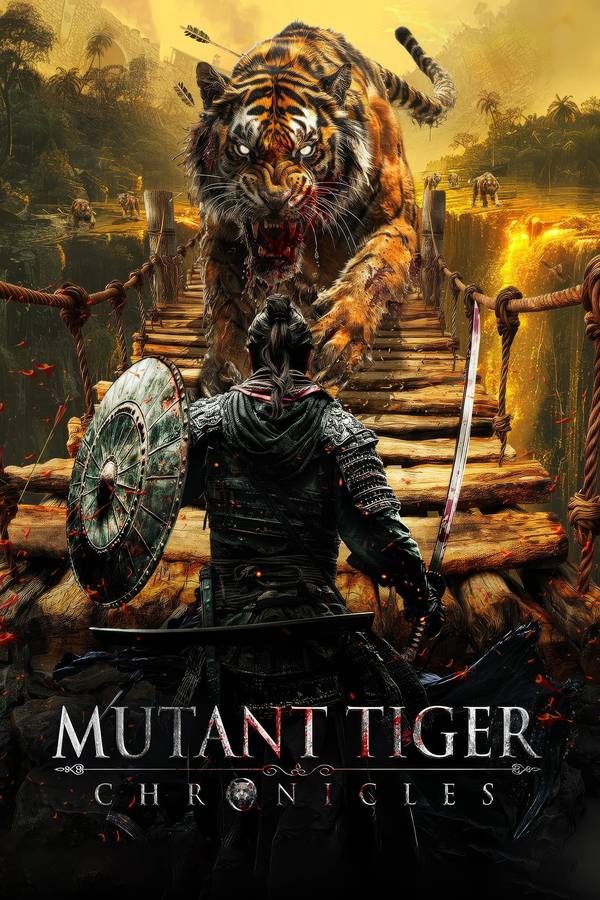 Poster chính thức của phim Phim Tâm Lý, Phim Hành Động "Cuồng Hổ Nguy Thành" (Mutant Tiger - 2022), với sự tham gia của diễn viên Tạ Miêu và Hong Jianing.