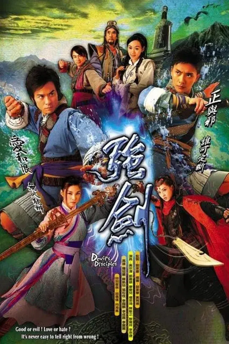 Poster chính thức của phim Phim Tâm Lý "Cường Kiếm" (Devil's Disciples - 2007), với sự tham gia của diễn viên Huỳnh Tông Trạch và Trịnh Gia Dĩnh.
