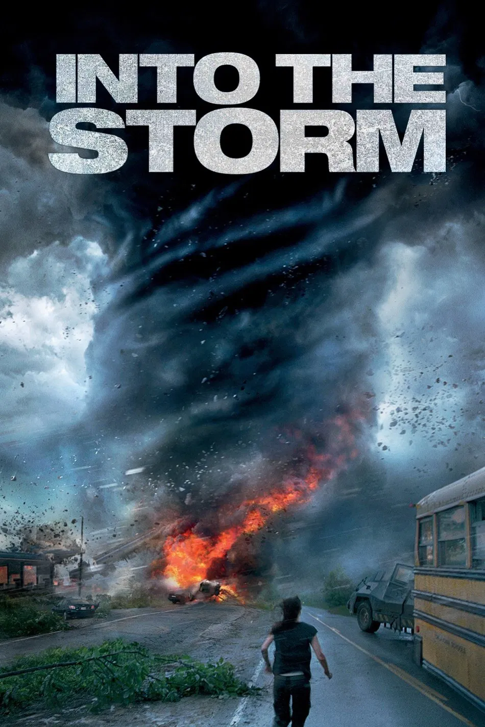 Poster chính thức của phim Phim Hành Động, Phim Giật Gân "Cuồng Phong Thịnh Nộ" (Into the Storm - 2014), với sự tham gia của diễn viên Richard Armitage và Sarah Wayne Callies.