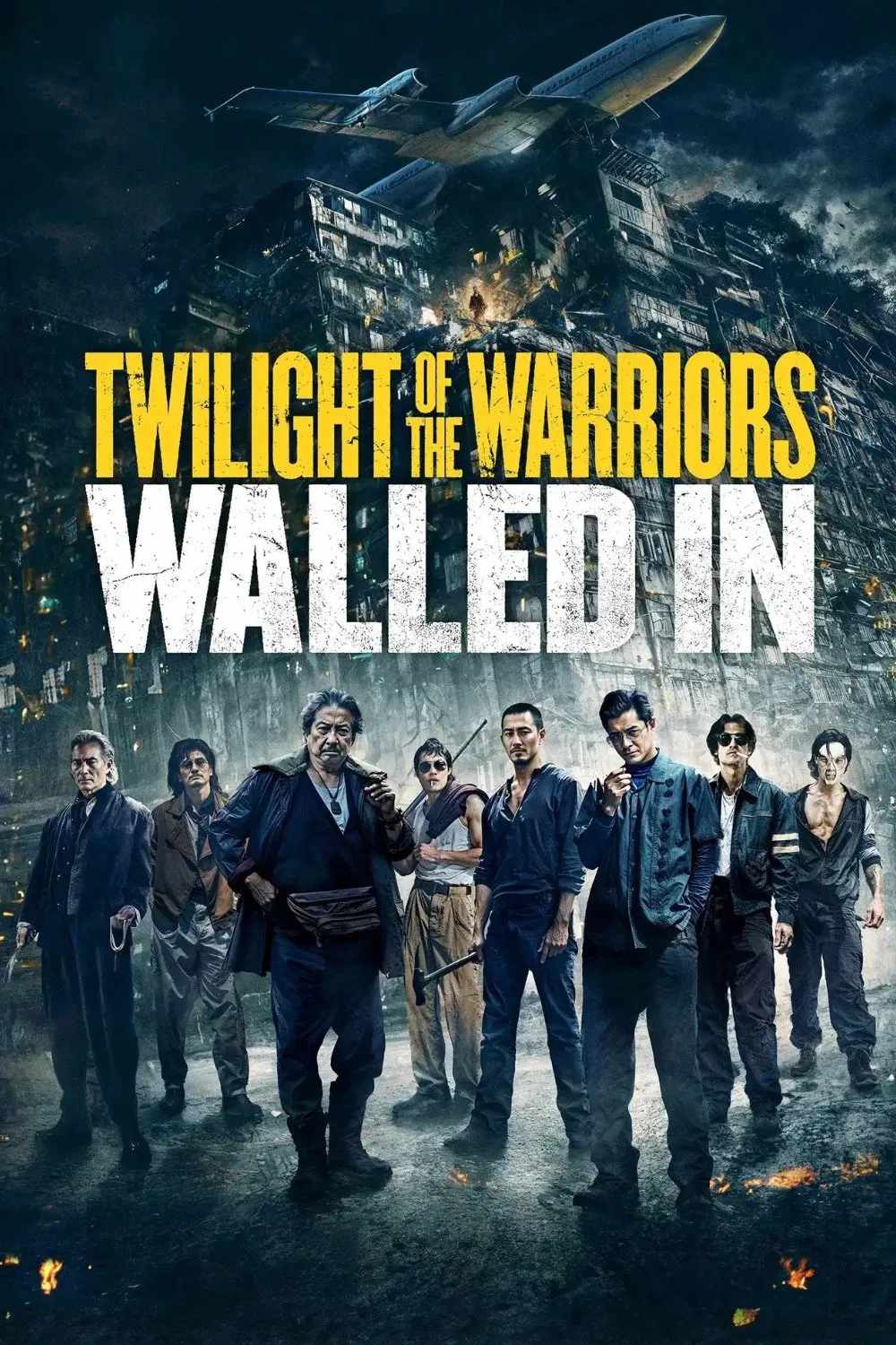 Poster chính thức của phim Phim Hành Động, Phim Hình Sự "Cửu Long Thành Trại: Vây Thành" (Twilight of the Warriors: Walled In - 2024), với sự tham gia của diễn viên Lâm Phong và Cổ Thiên Lạc.