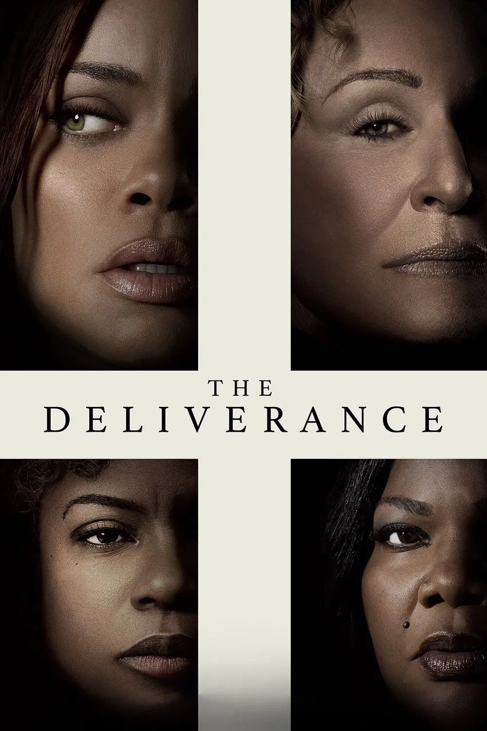 Poster chính thức của phim Phim Kinh Dị, Phim Giật Gân "Cứu Rỗi Linh Hồn" (The Deliverance - 2024), với sự tham gia của diễn viên Andra Day và Glenn Close.