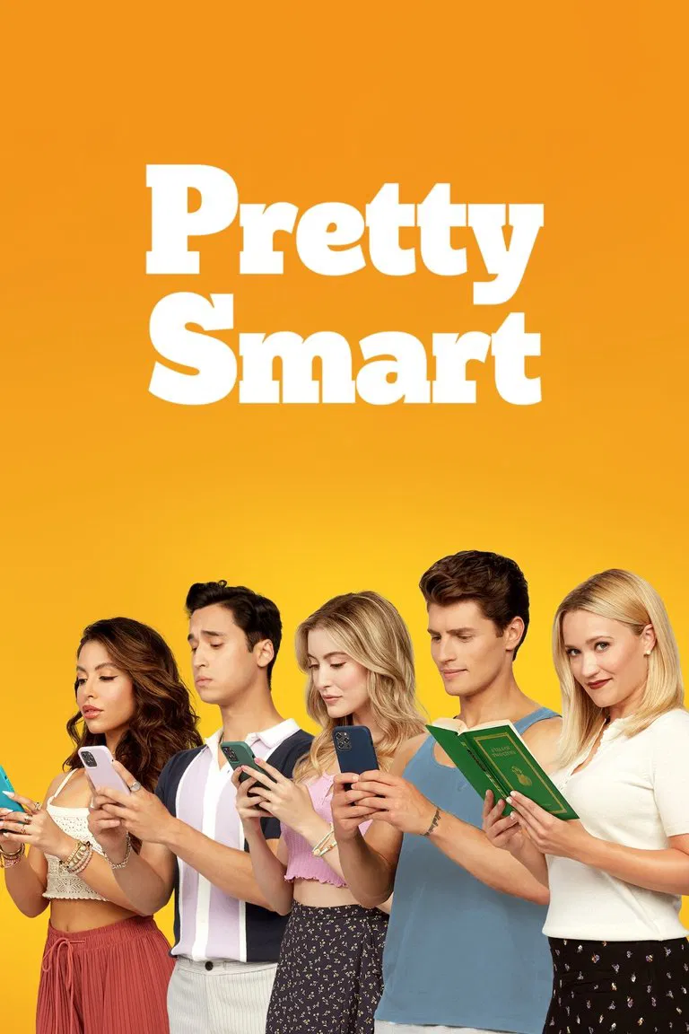 Poster chính thức của phim Phim Hài, Phim Tâm Lý "Đã Xinh Còn Thông Minh" (Pretty Smart - 2021), với sự tham gia của diễn viên Emily Osment và Gregg Sulkin.